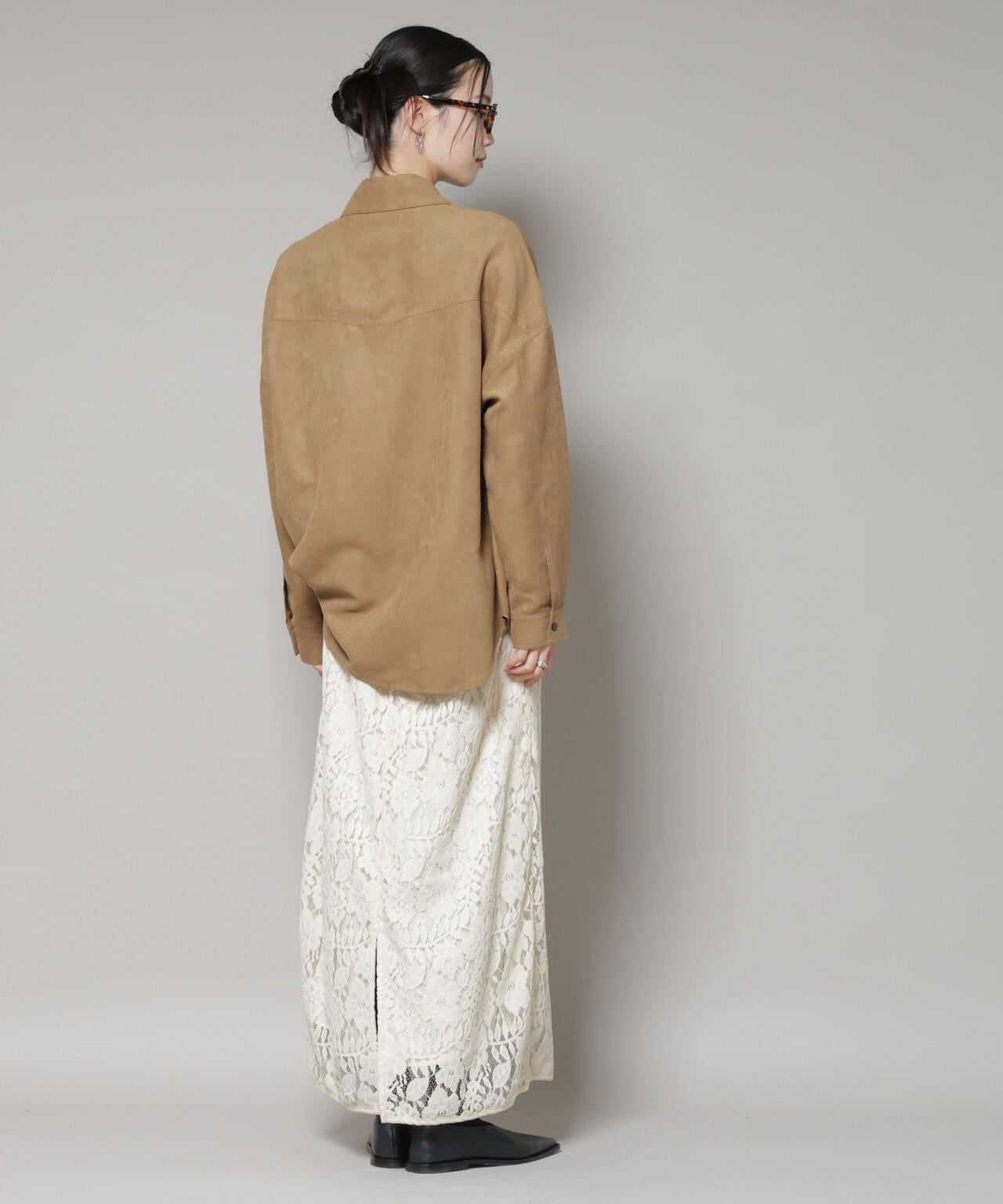 起毛レーススカート 6735230314