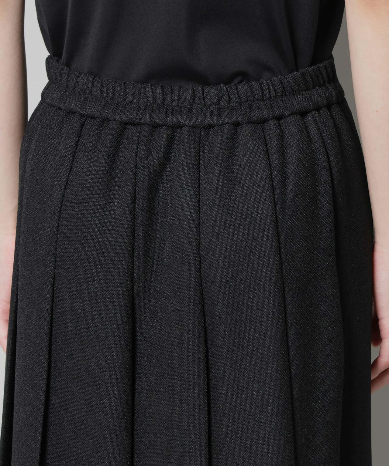 ワイドプリーツロングスカート 6735230316