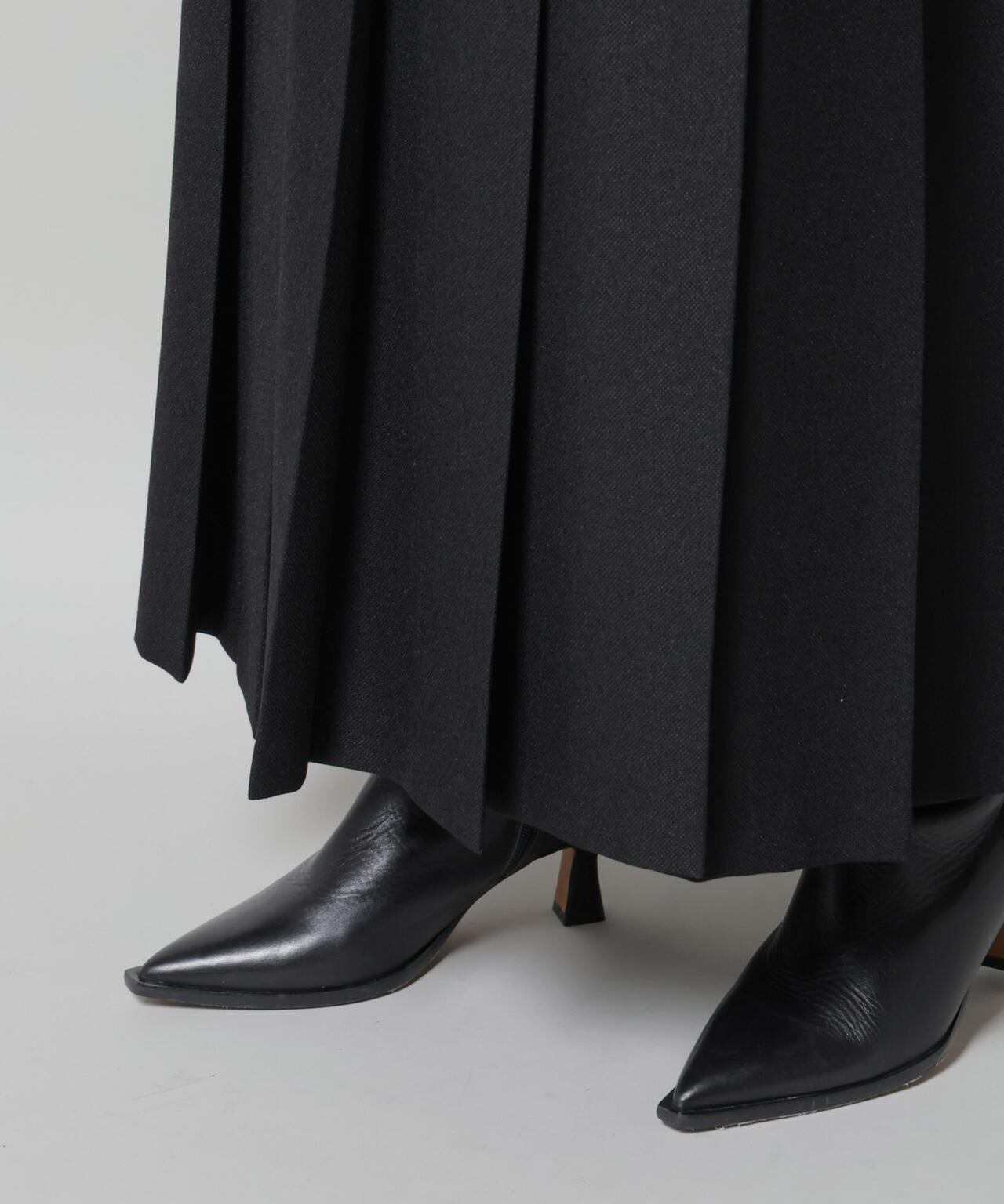 ワイドプリーツロングスカート 6735230316