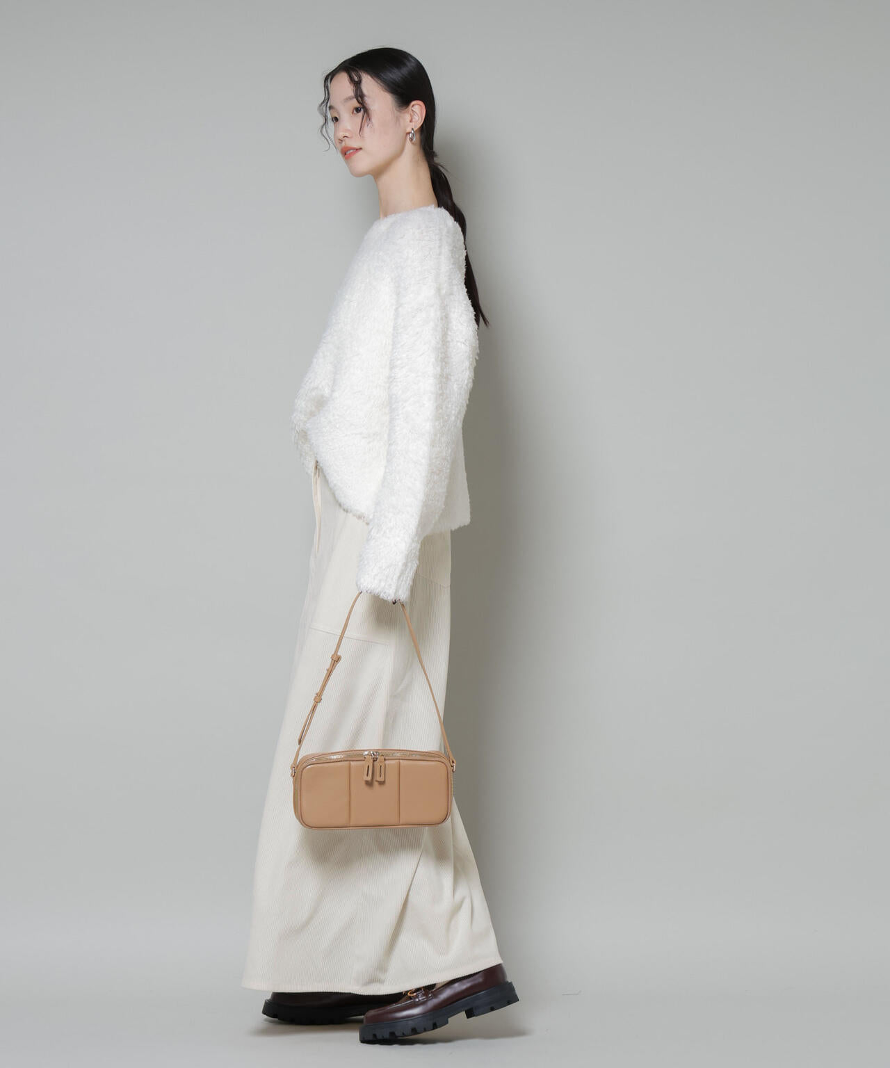 ソフトコーデュロイマキシスカート 6735230319