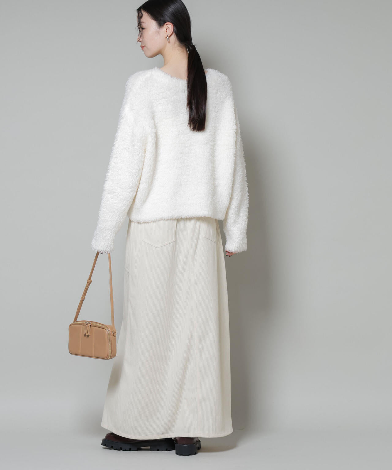 ソフトコーデュロイマキシスカート 6735230319