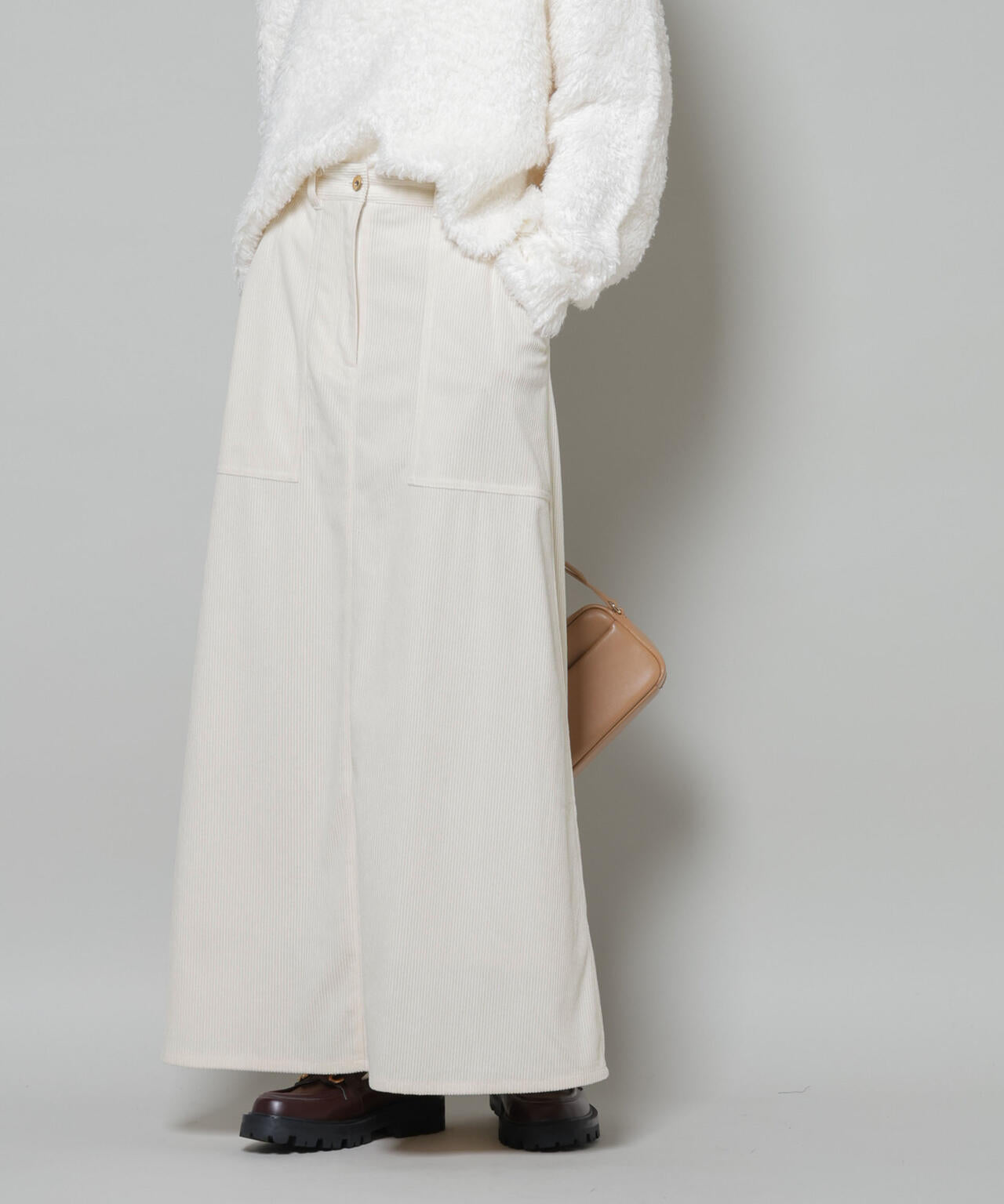 ソフトコーデュロイマキシスカート 6735230319
