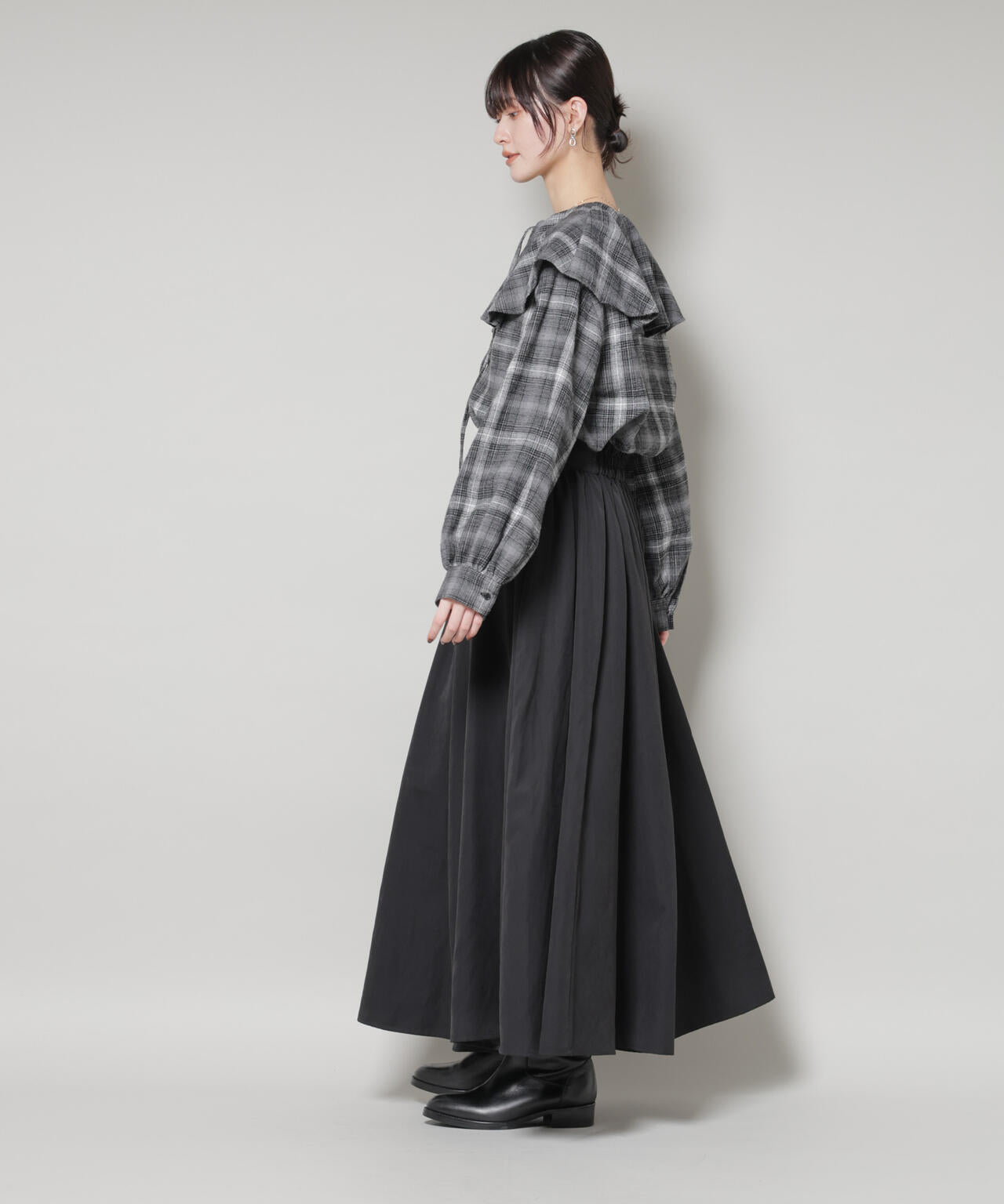 起毛ピーチギャザーボリュームスカート 6735230321