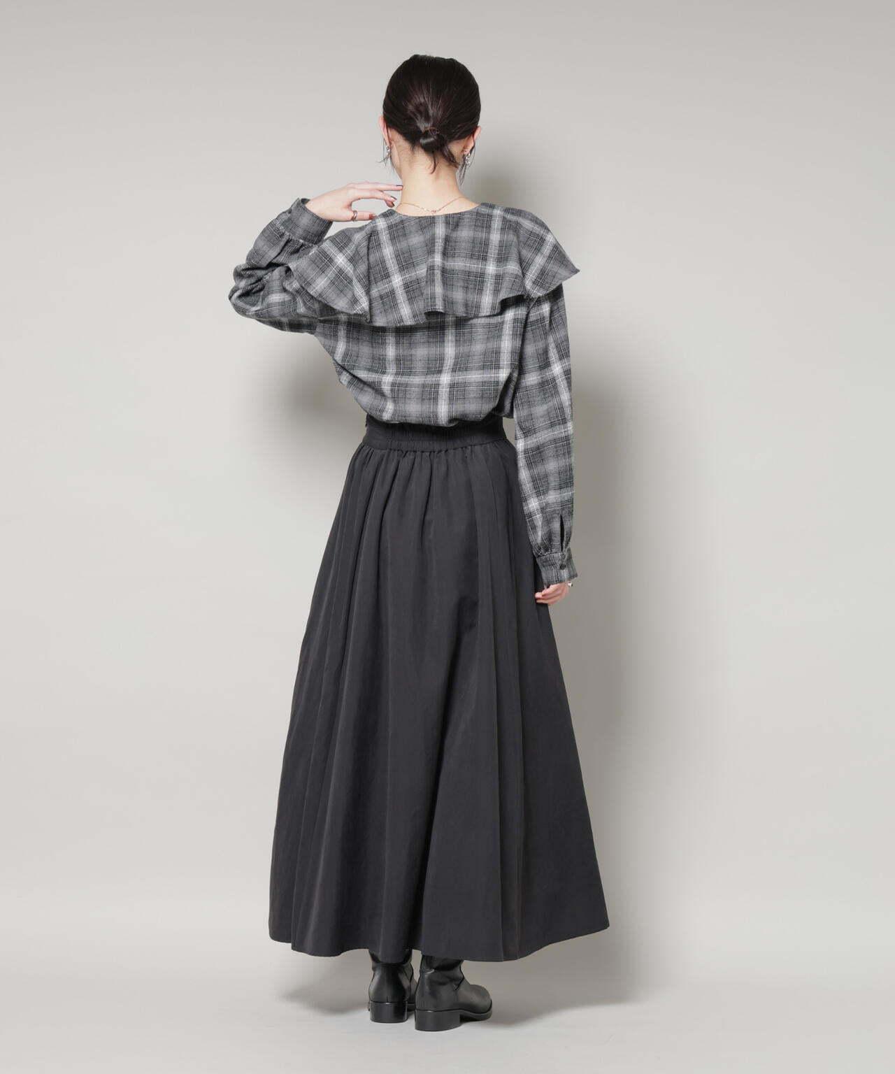 起毛ピーチギャザーボリュームスカート 6735230321