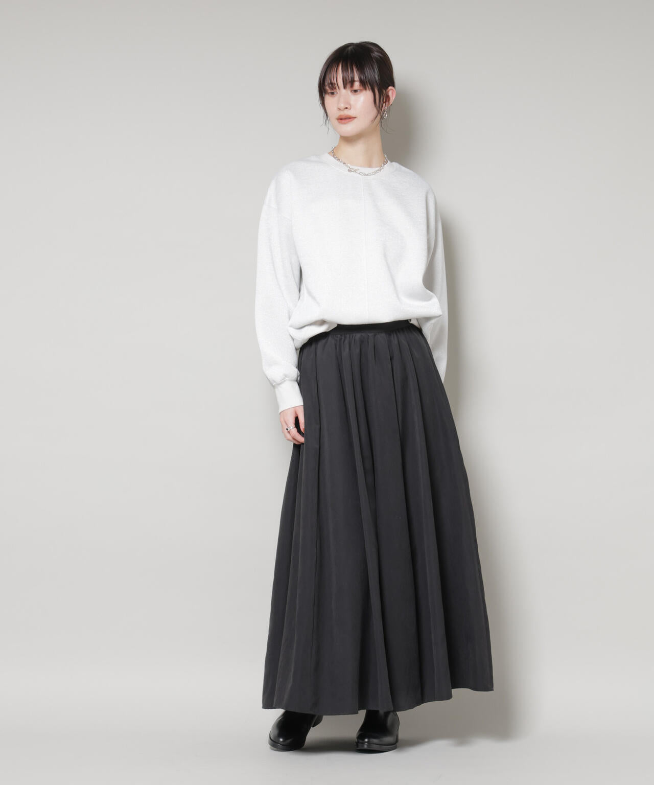 起毛ピーチギャザーボリュームスカート 6735230321