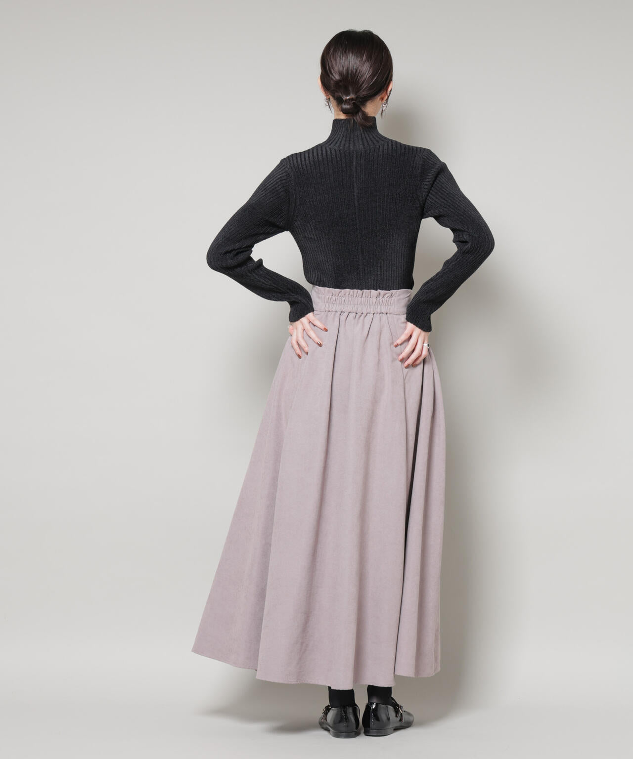 起毛ピーチギャザーボリュームスカート 6735230321