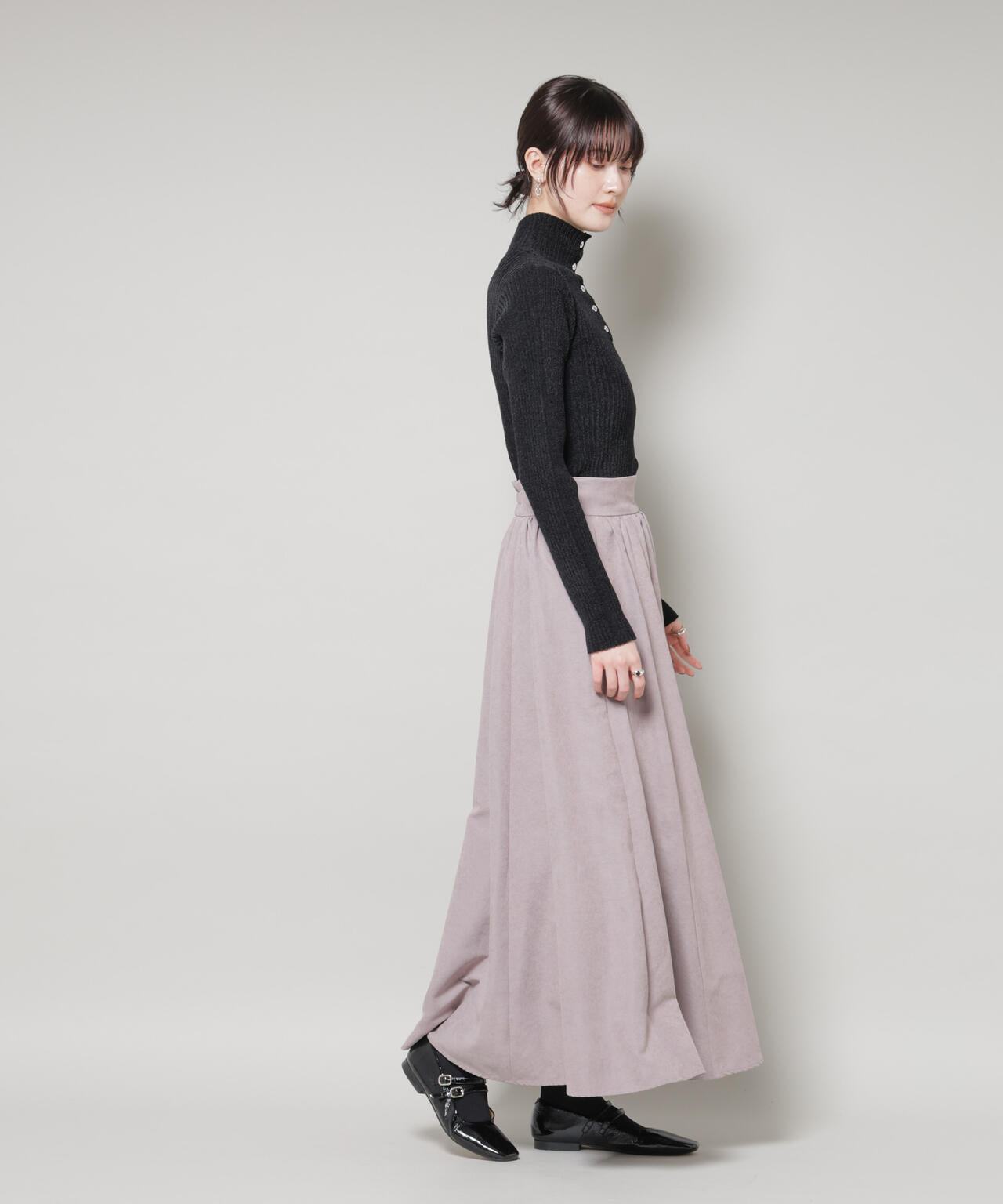 起毛ピーチギャザーボリュームスカート 6735230321