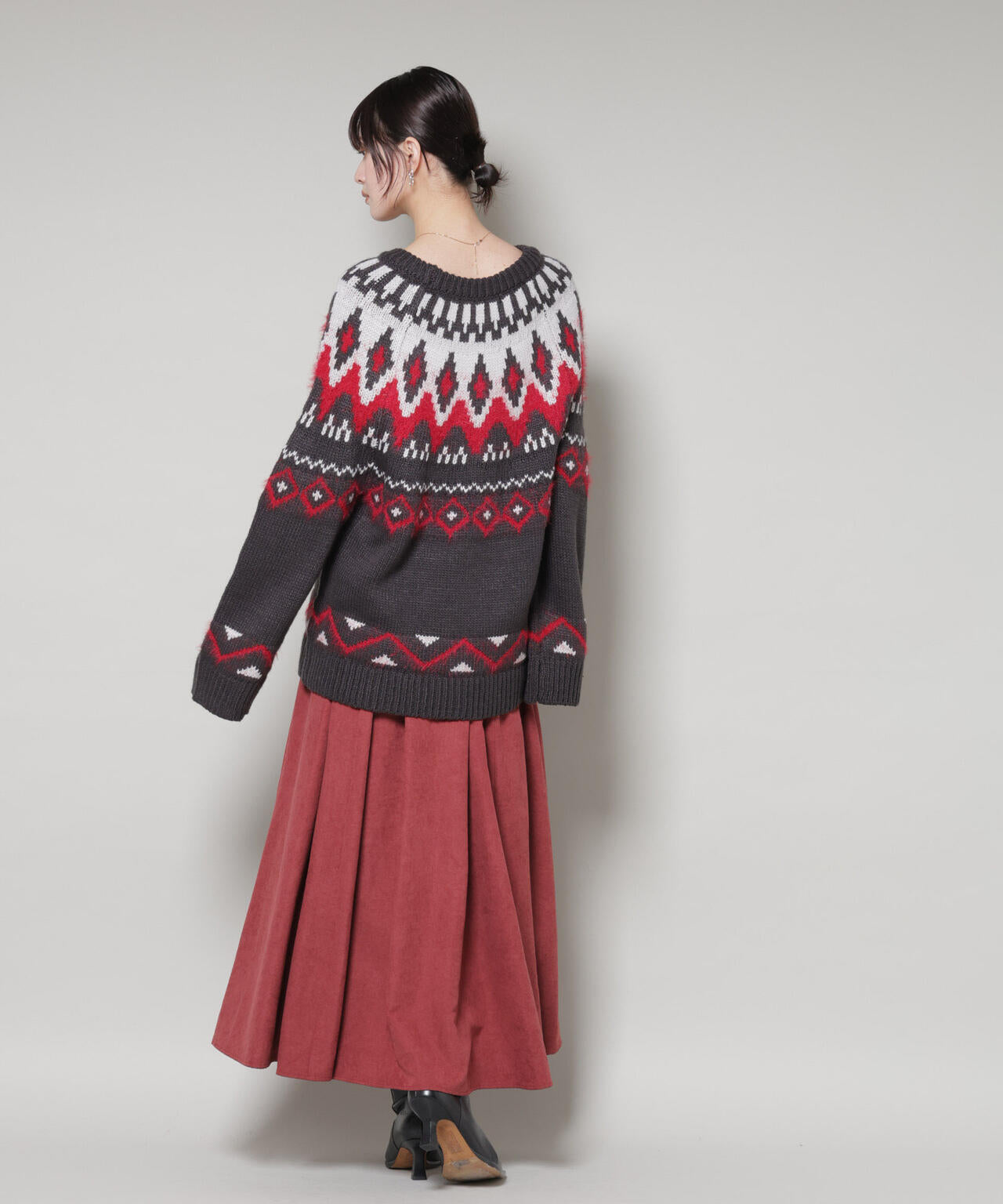 起毛ピーチギャザーボリュームスカート 6735230321