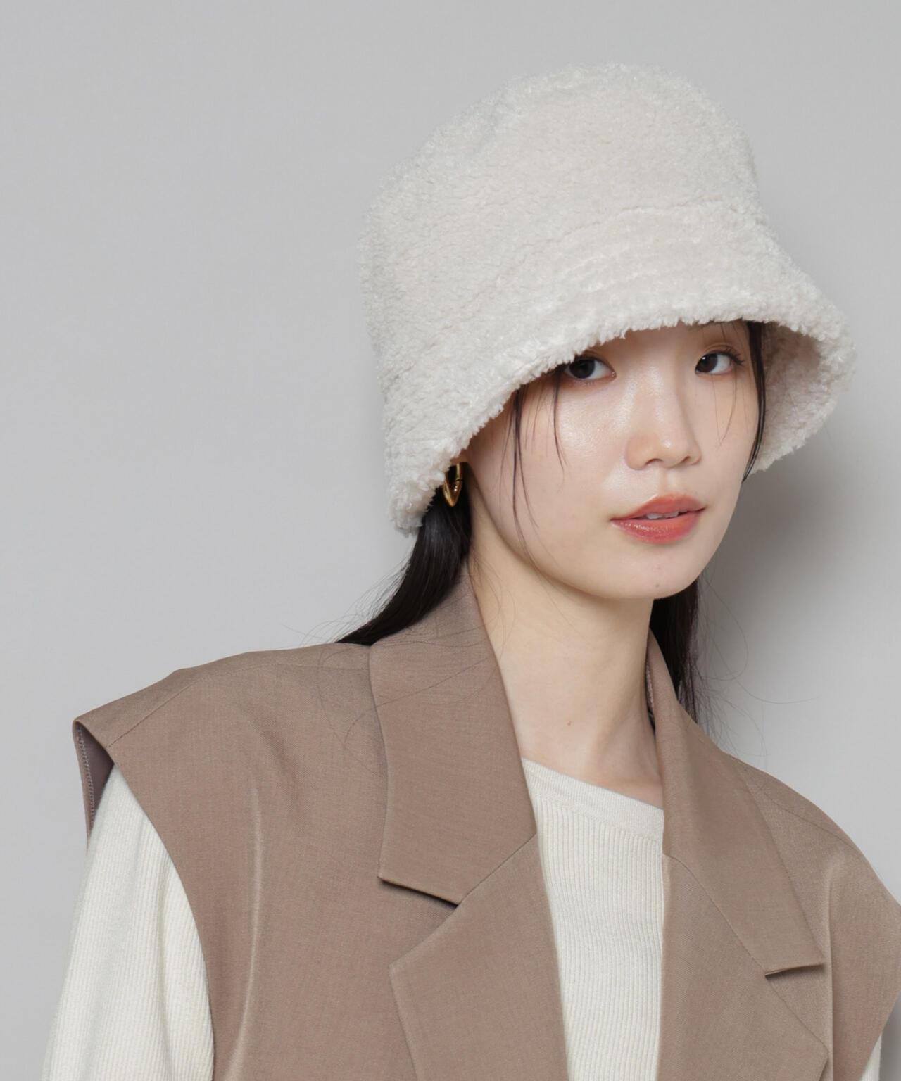 Healthknit/別注ボアバケットハット