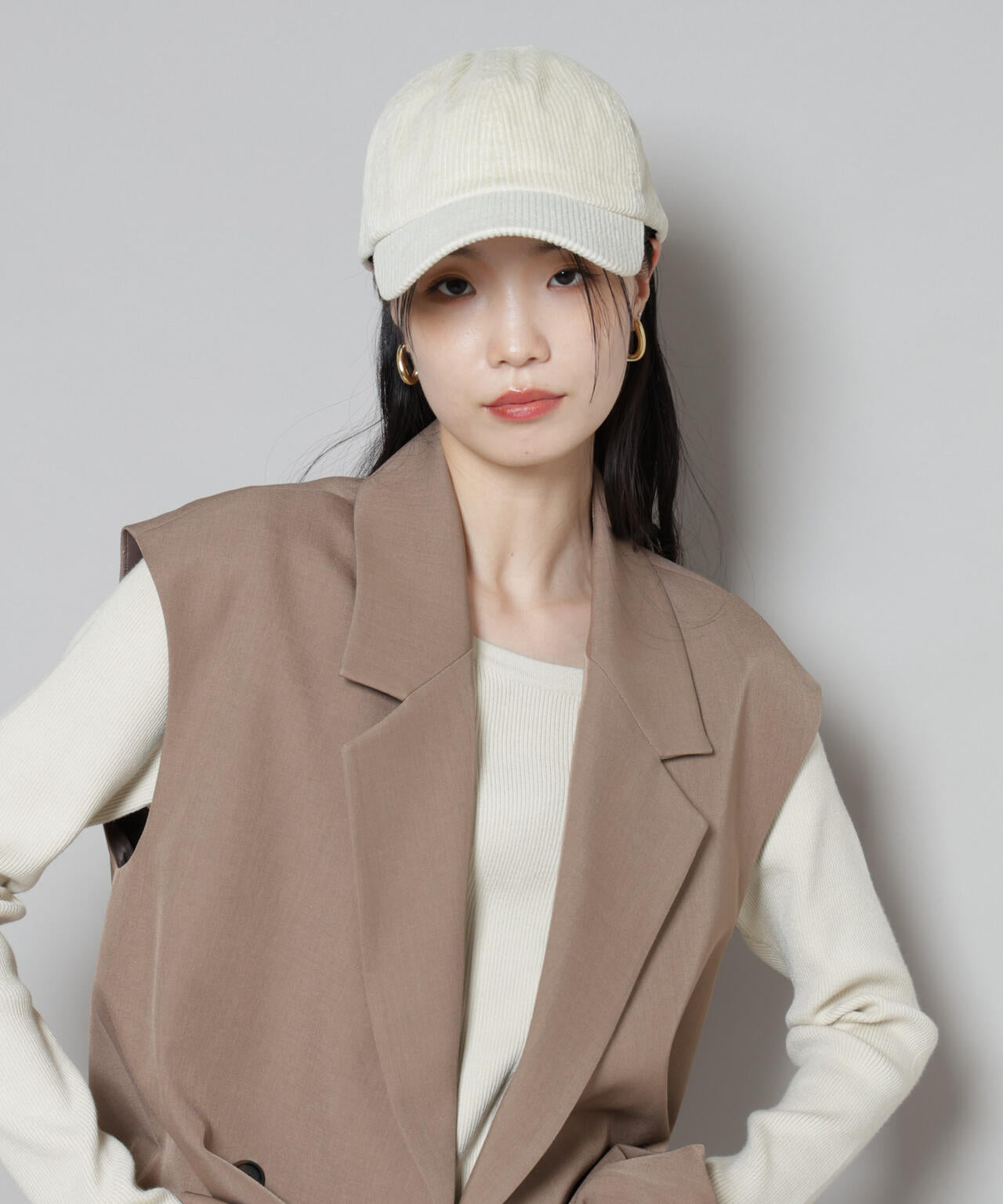 Healthknit/別注コーデュロイキャップ 6735239301