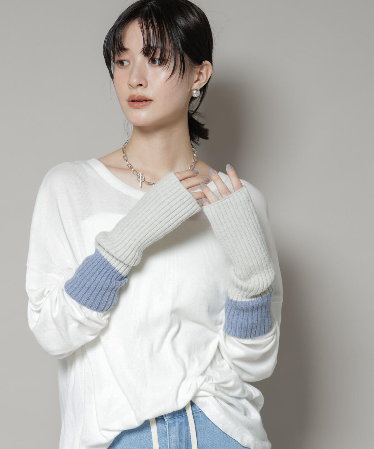 バイカラーアームウォーマー 6735249300