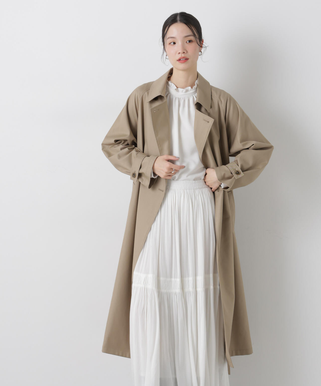 撥水＆花粉ガード トレンチコート 6736111303