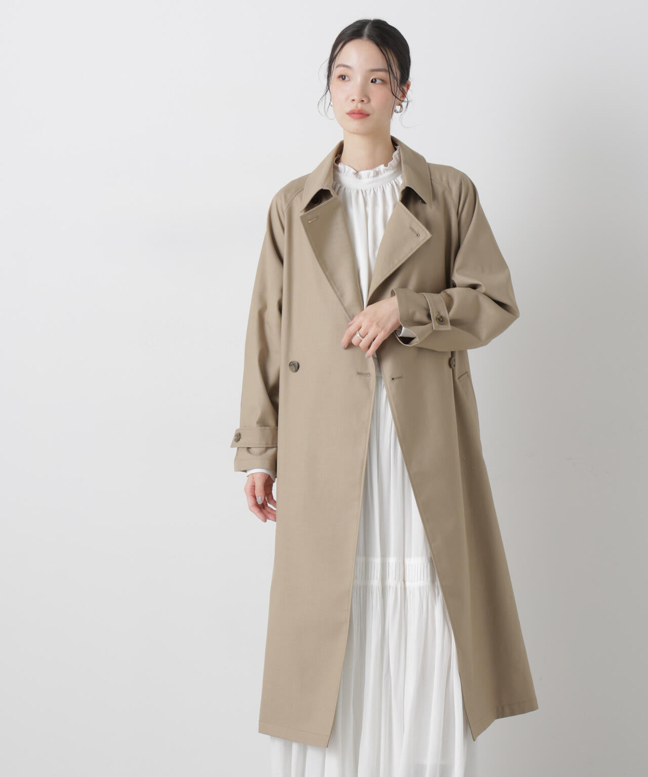 撥水＆花粉ガード トレンチコート 6736111303