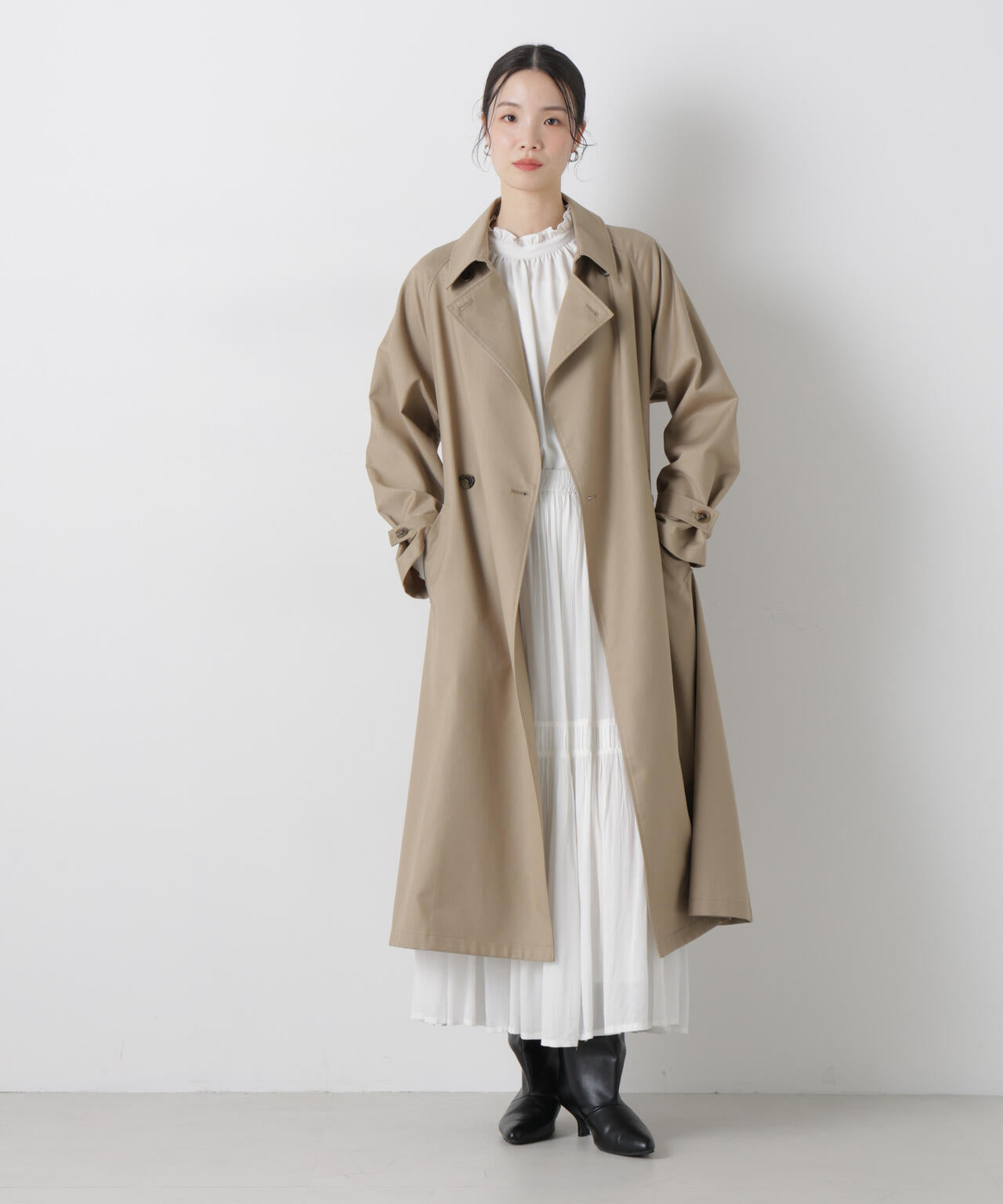 撥水＆花粉ガード トレンチコート