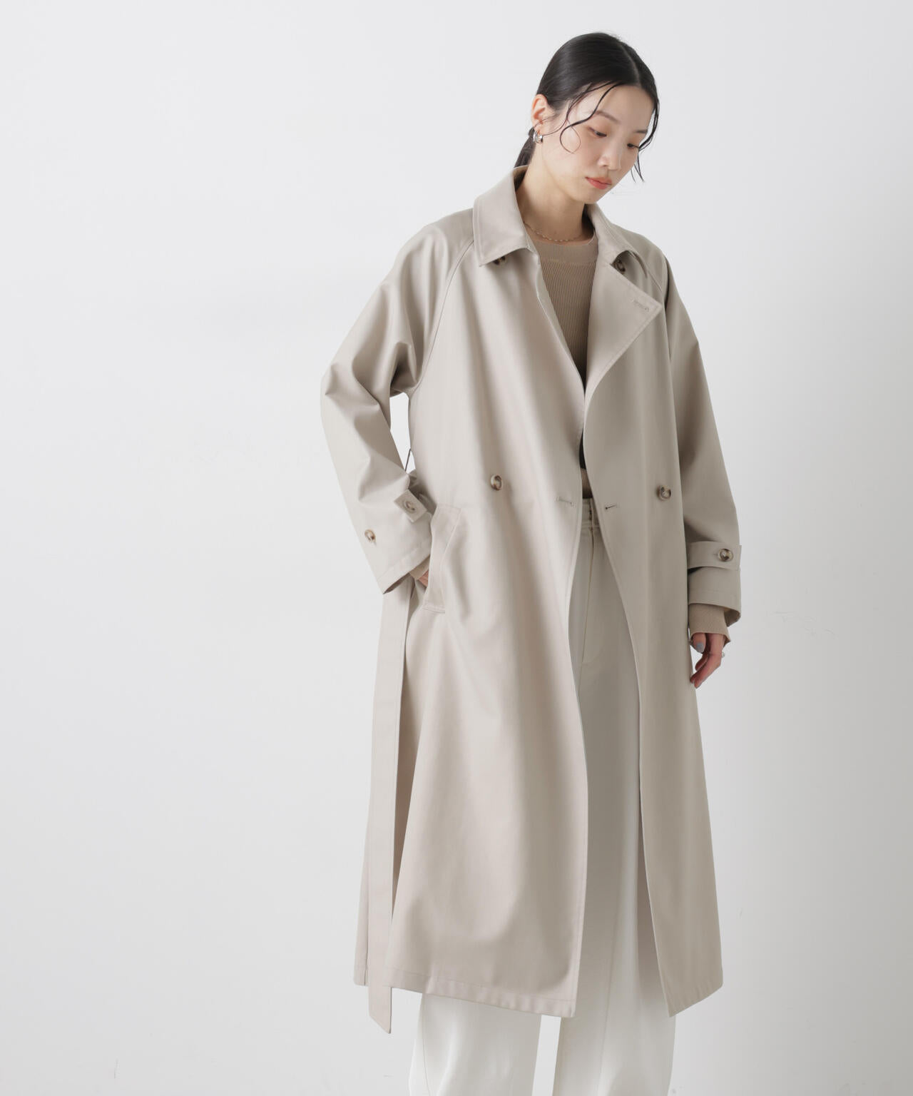 撥水＆花粉ガード トレンチコート 6736111303