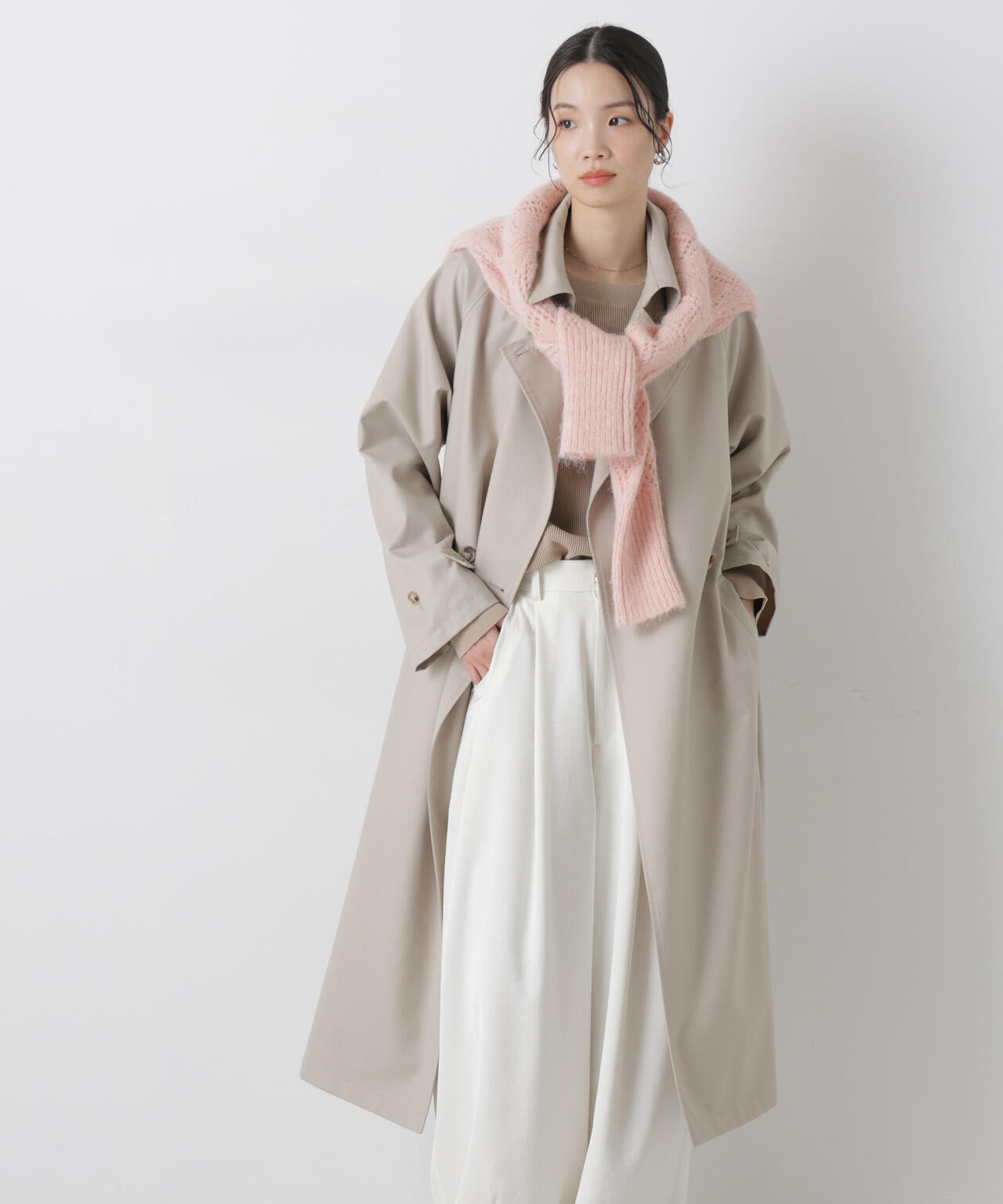 撥水＆花粉ガード トレンチコート 6736111303