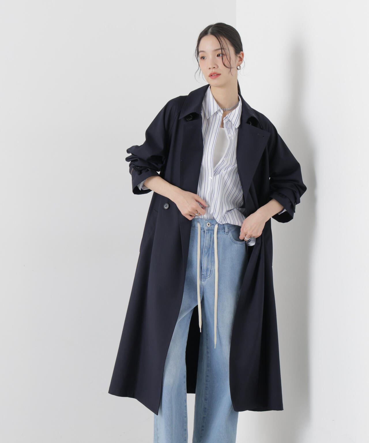 撥水＆花粉ガード トレンチコート 6736111303