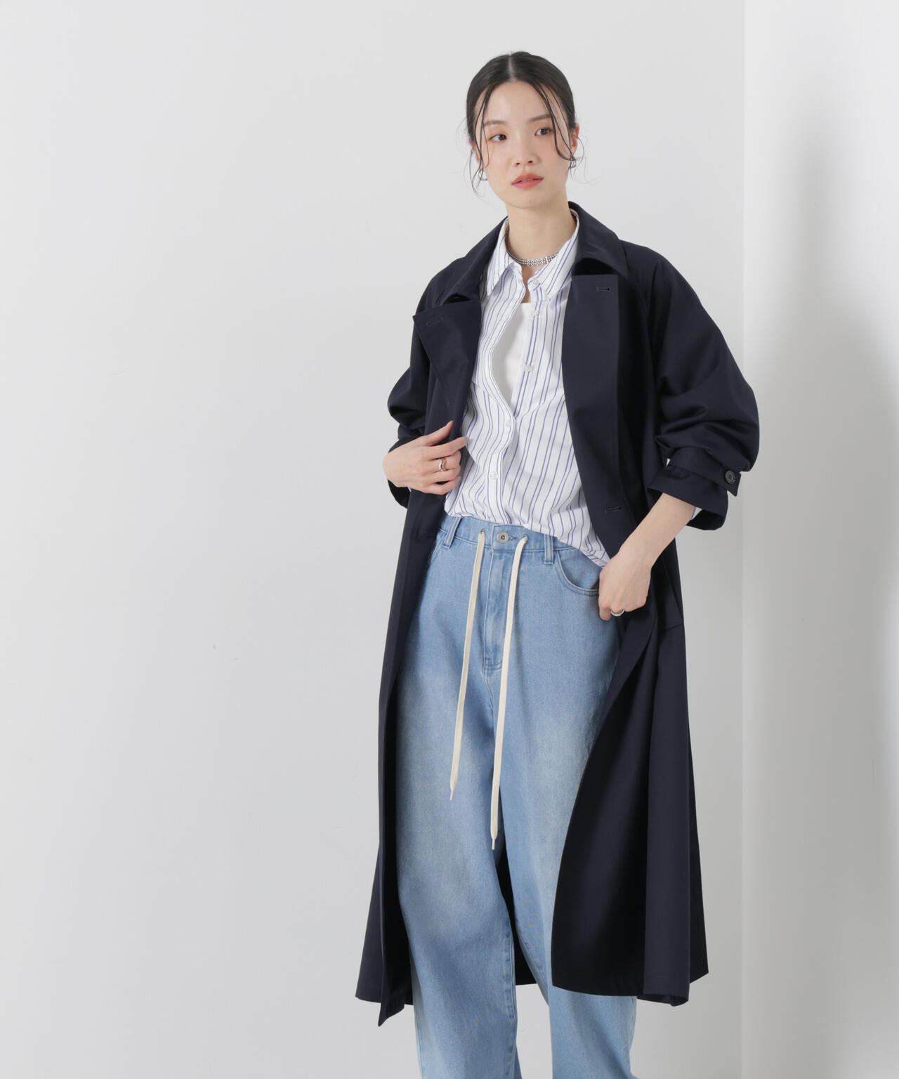 撥水＆花粉ガード トレンチコート 6736111303