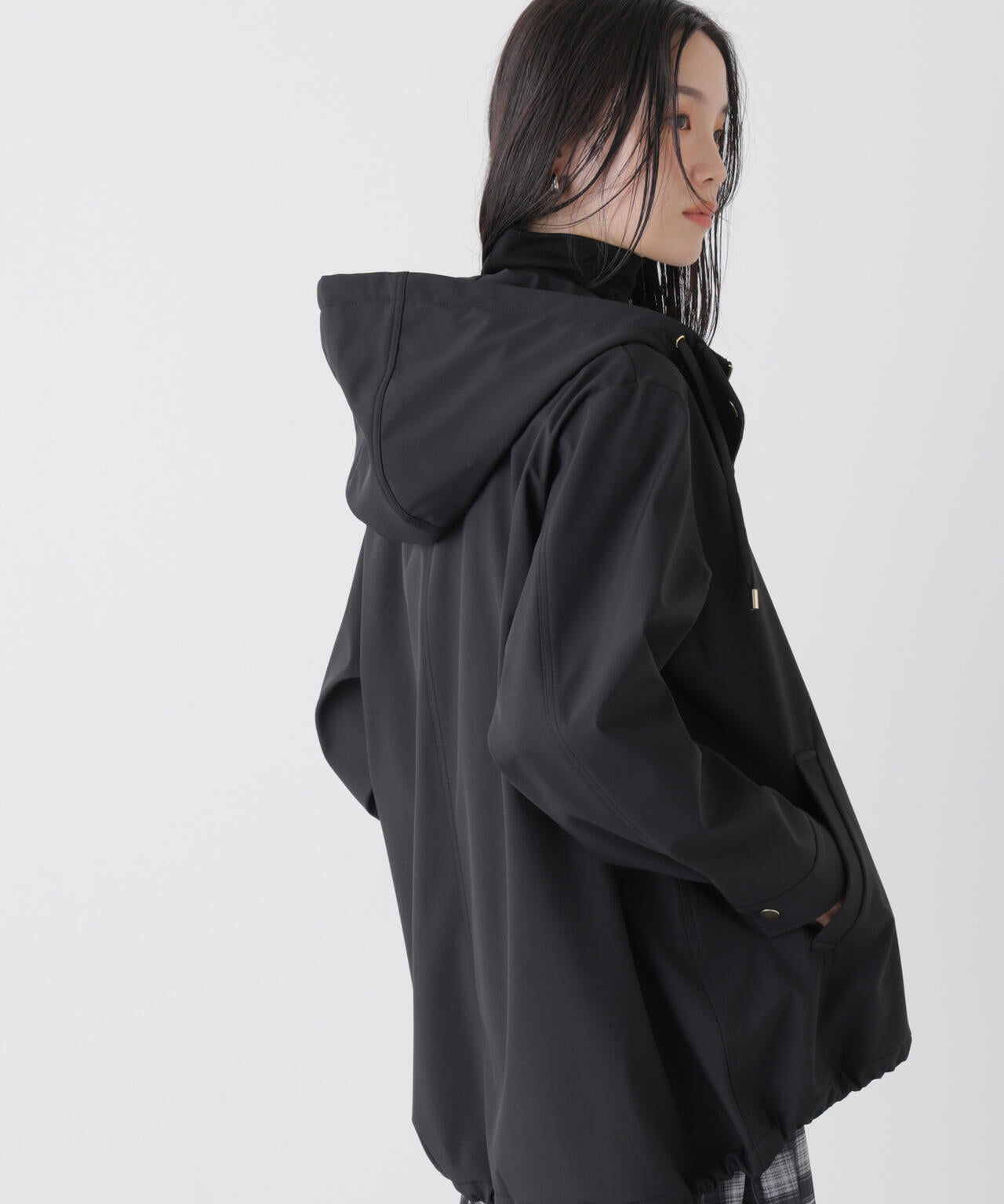 撥水＆花粉ガード フードブルゾン 6736112300