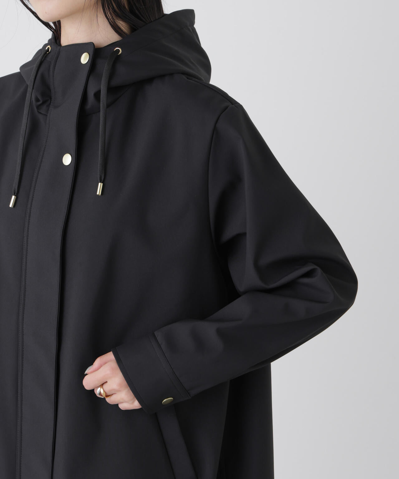 撥水＆花粉ガード フードブルゾン 6736112300