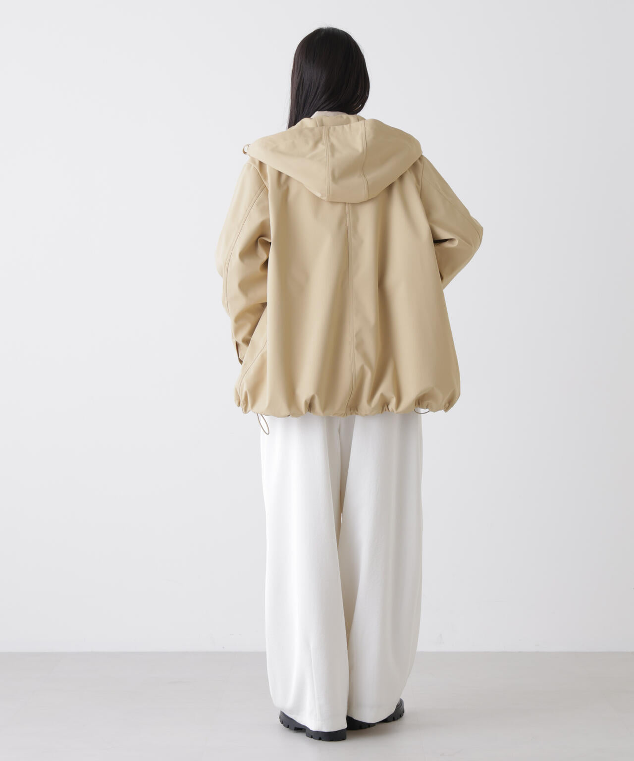 撥水＆花粉ガード フードブルゾン 6736112300