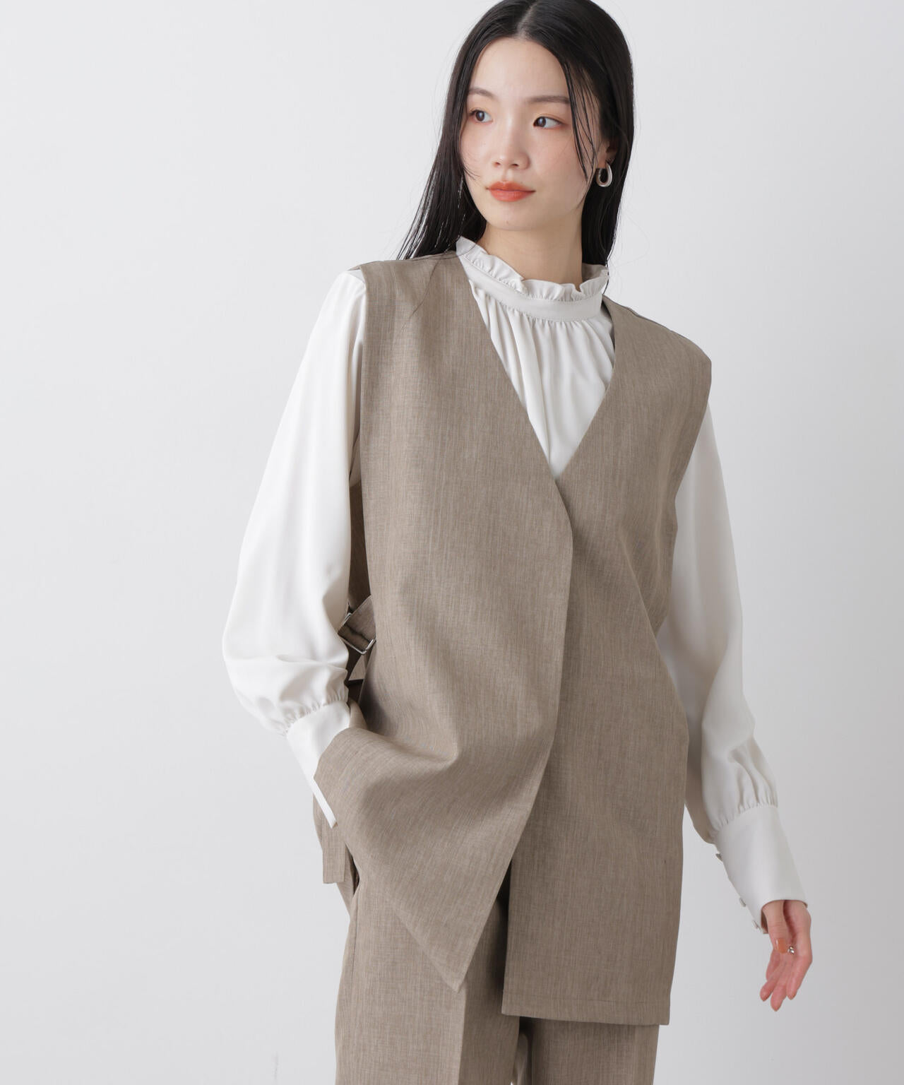 多機能サイドベルトミドルジレ(セットアップ可)