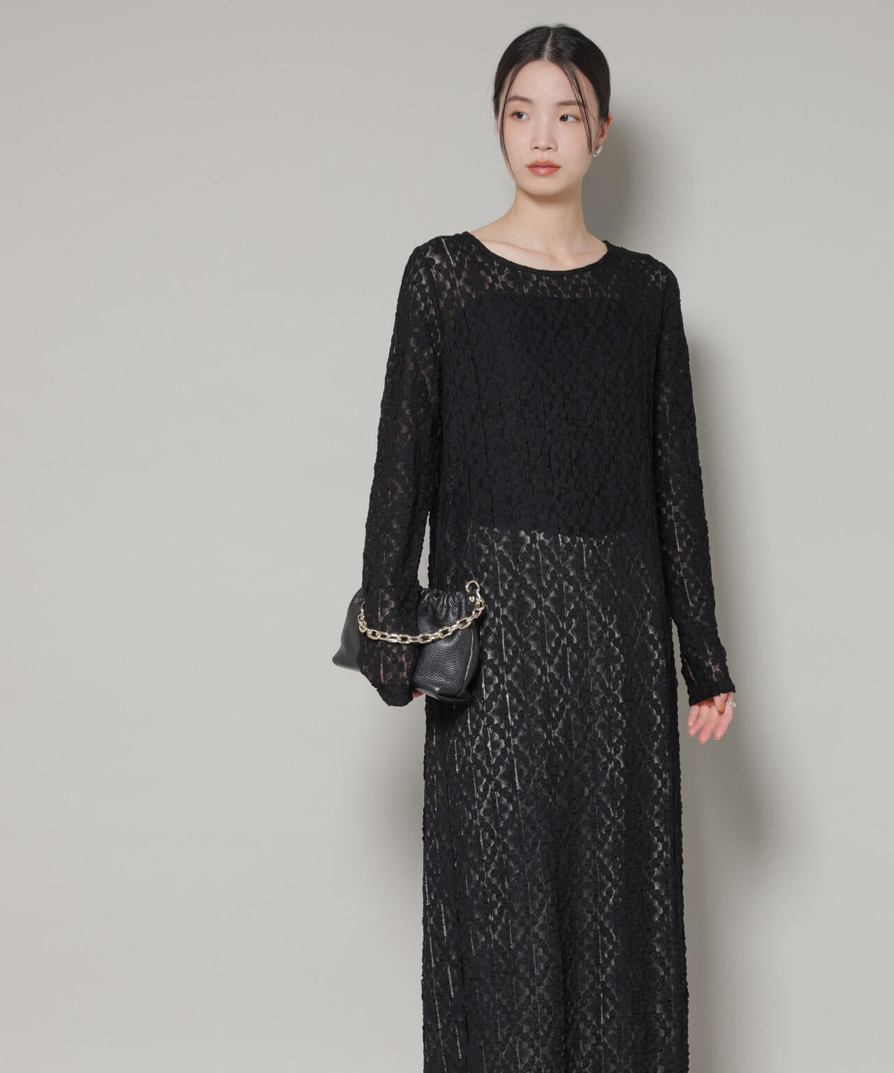 カットレースマキシワンピース 6736119300