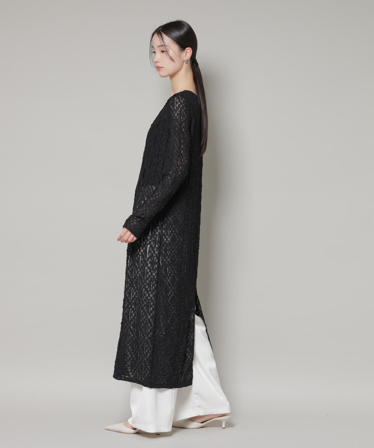 カットレースマキシワンピース 6736119300