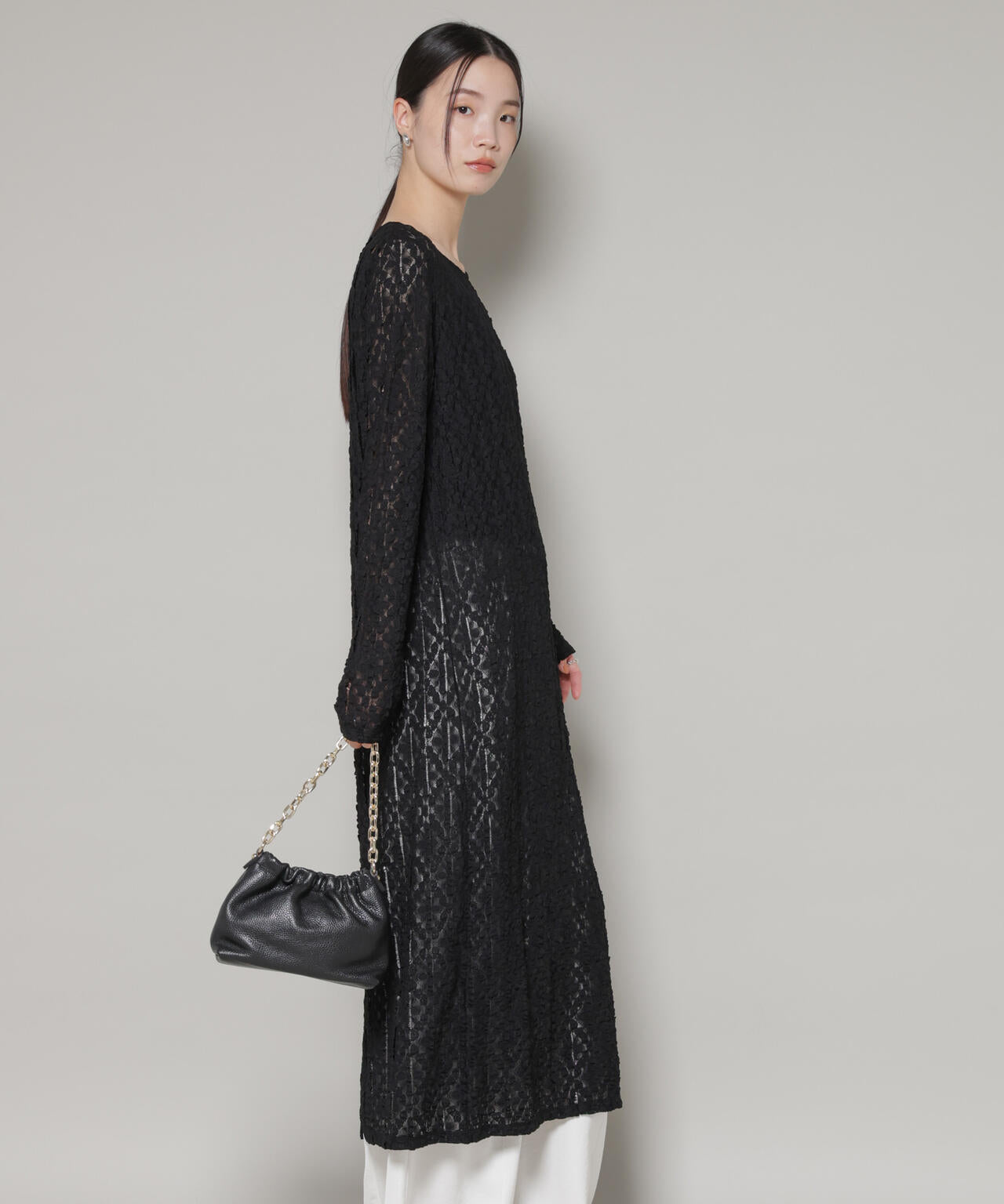 カットレースマキシワンピース 6736119300