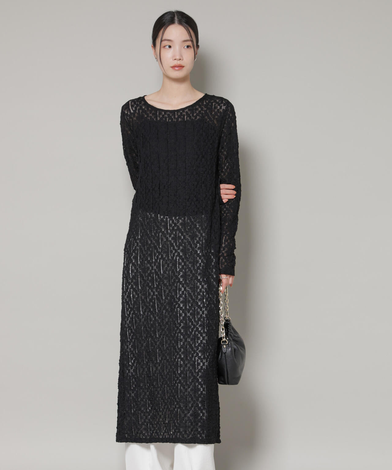 カットレースマキシワンピース 6736119300