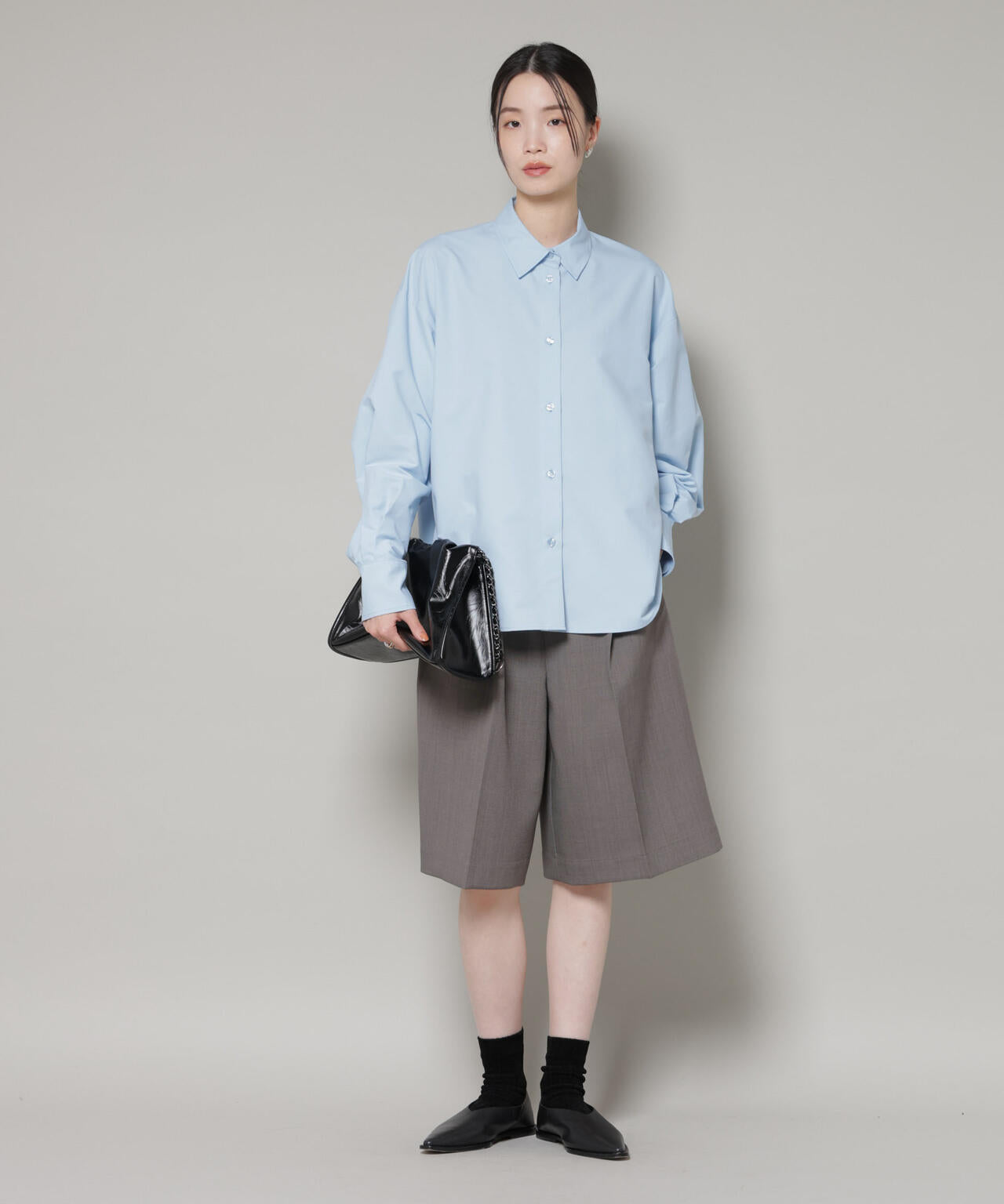 Vネックベスト×ハーフパンツ セットアップ 6736119301