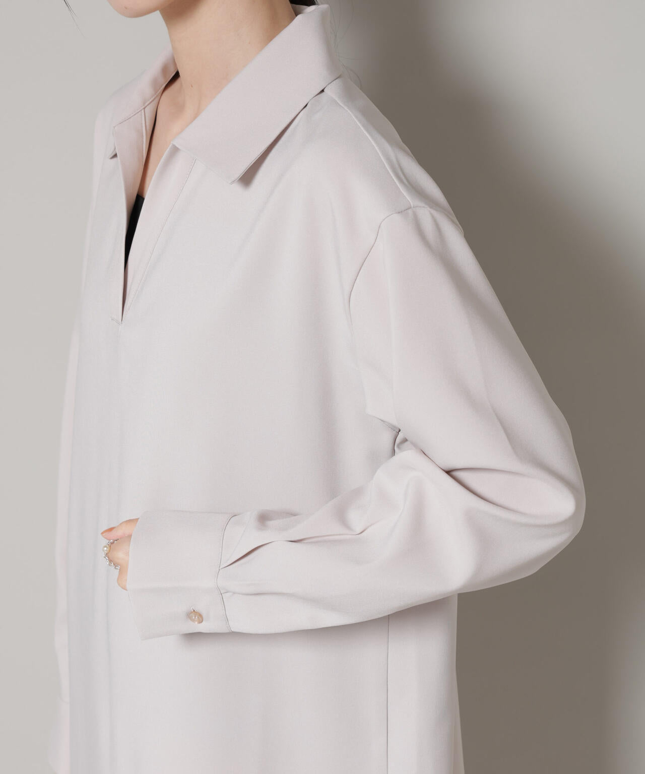 キャミビスチェ×スキッパーワンピース アンサンブルセット 6736119302