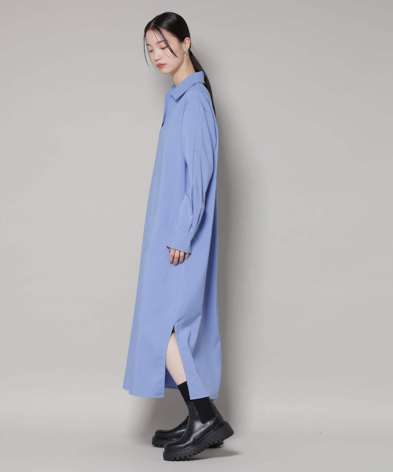 キャミビスチェ×スキッパーワンピース アンサンブルセット 6736119302