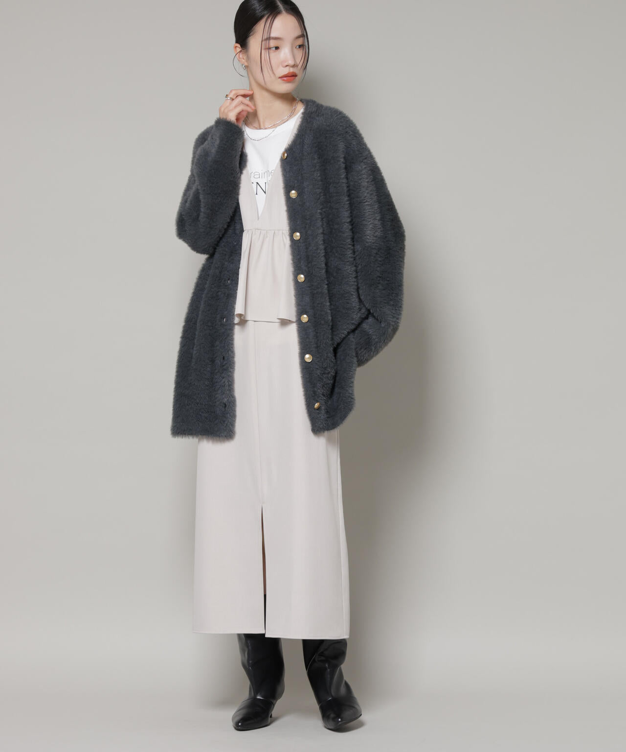 前後2wayフレア切り替えワンピース 6736119306