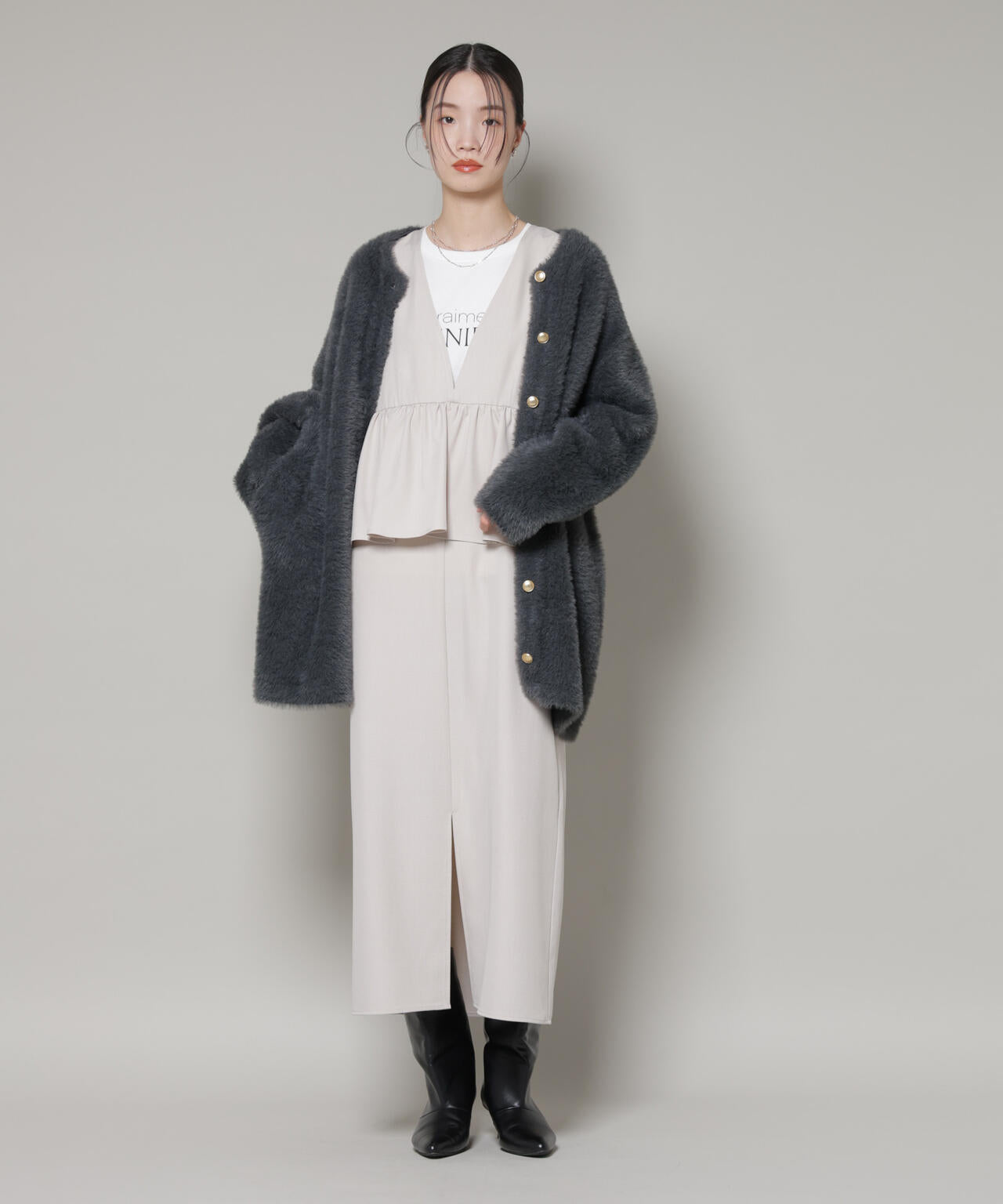 前後2wayフレア切り替えワンピース 6736119306