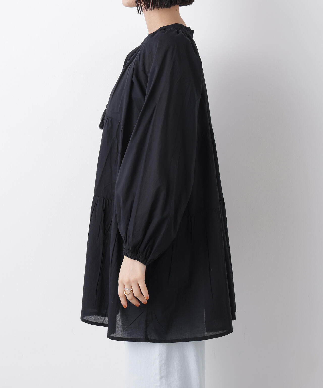 made in INDIA ティアードチュニックブラウス 6736120303