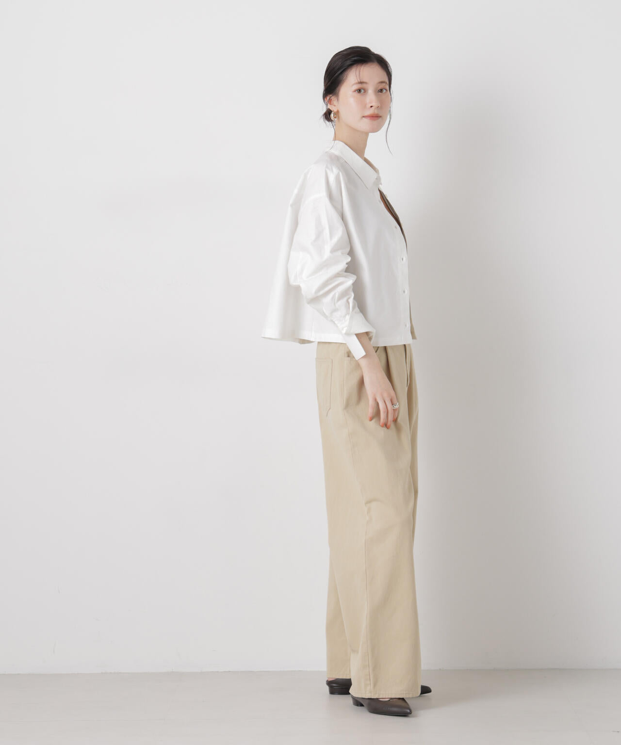 オックスクロップドシャツ 6736120312