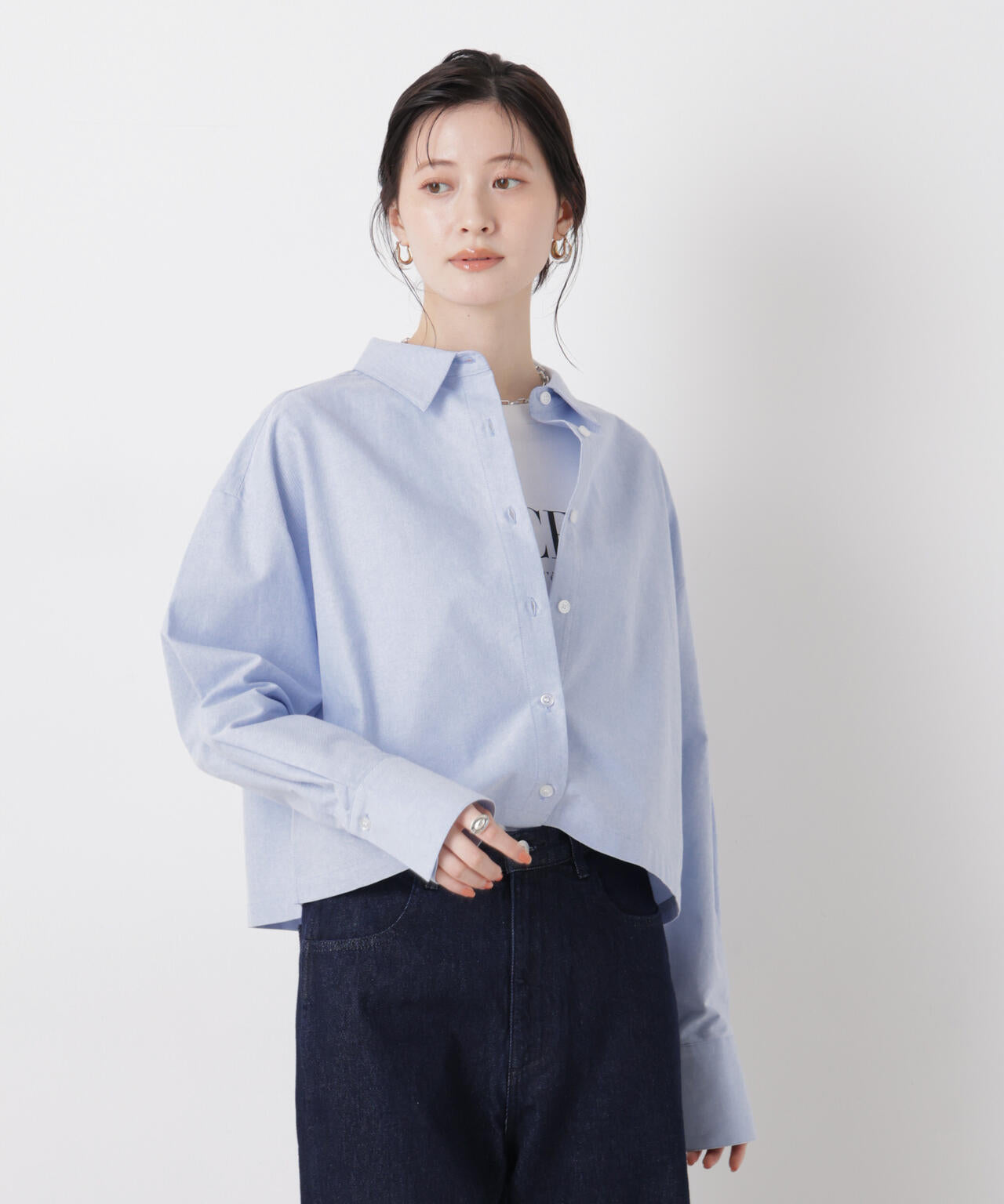 オックスクロップドシャツ 6736120312