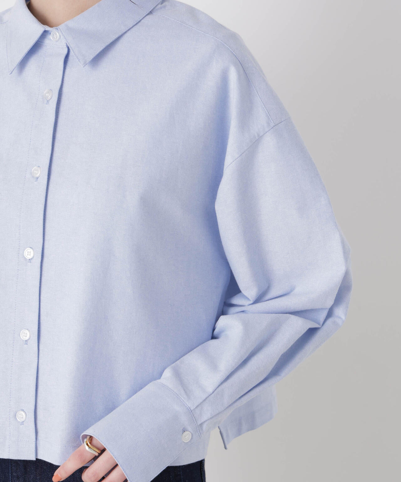 オックスクロップドシャツ 6736120312