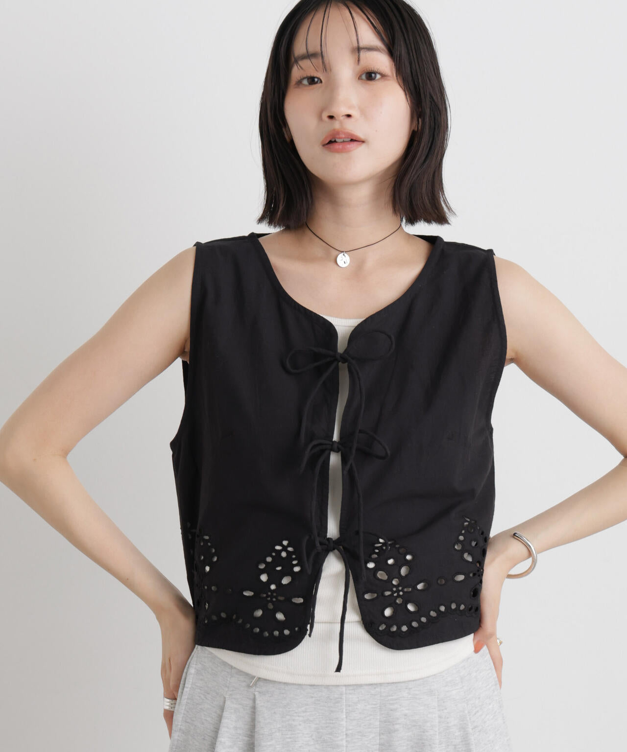 made in INDIA カットワークエンブロイダリージレ(セットアップ可) 6736121302