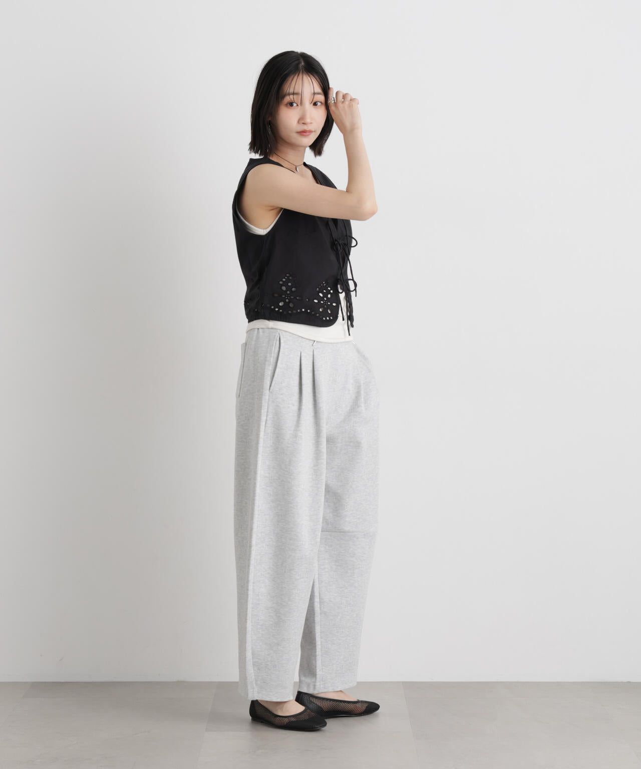 made in INDIA カットワークエンブロイダリージレ(セットアップ可) 6736121302