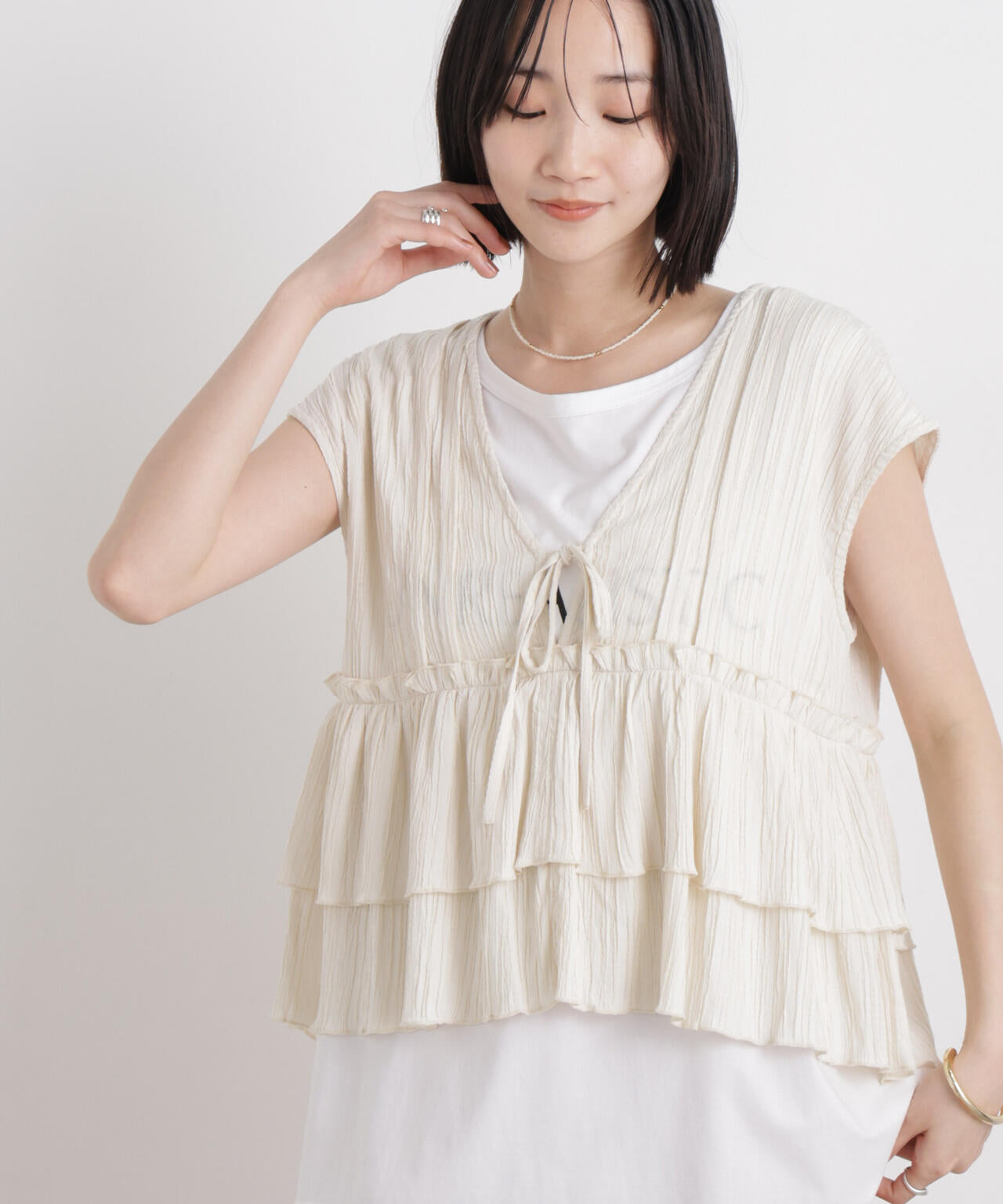 165cm　B:80 W:59 H:85 着用サイズ：F