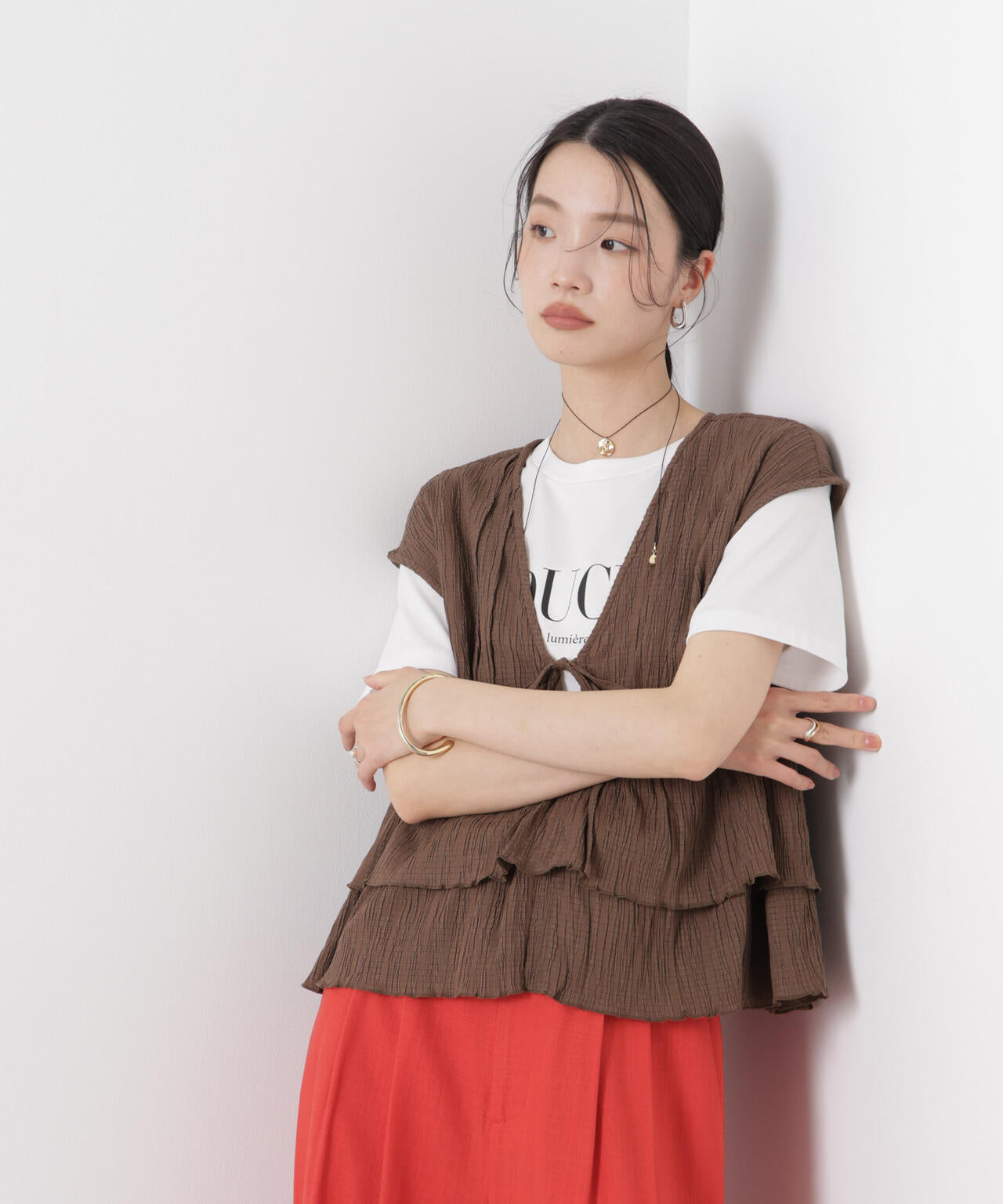 168cm　B:79.5 W:56 H:83 着用サイズ：F