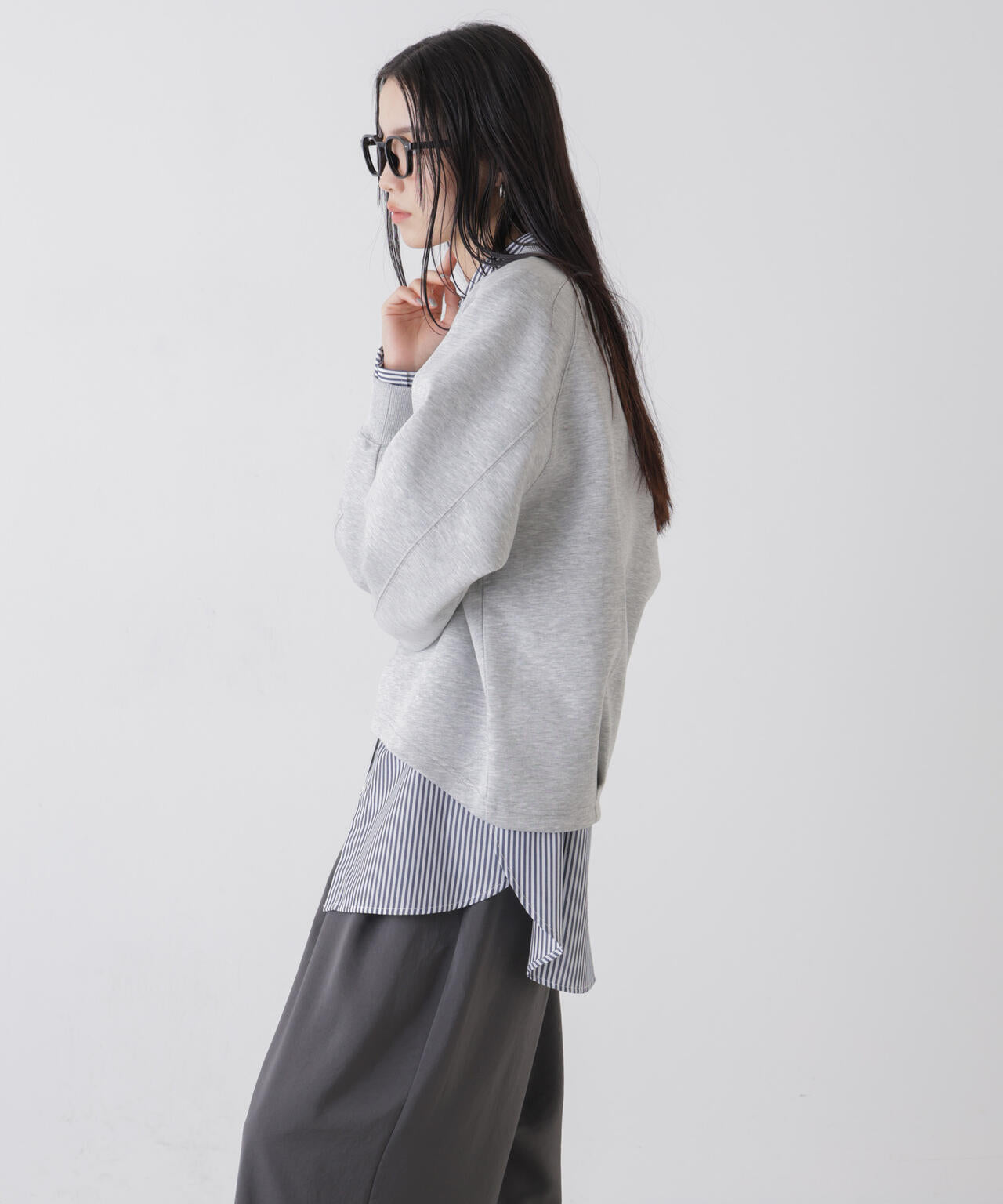 ソフトダンボールドルマンコクーンシルエットプルオーバー 6736123302