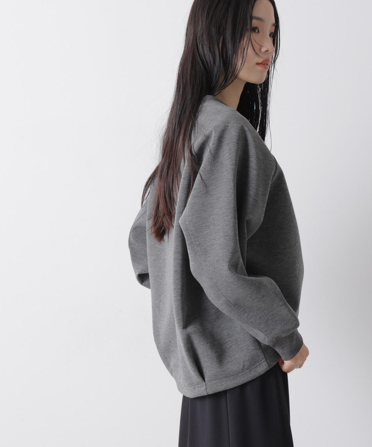 ソフトダンボールドルマンコクーンシルエットプルオーバー 6736123302