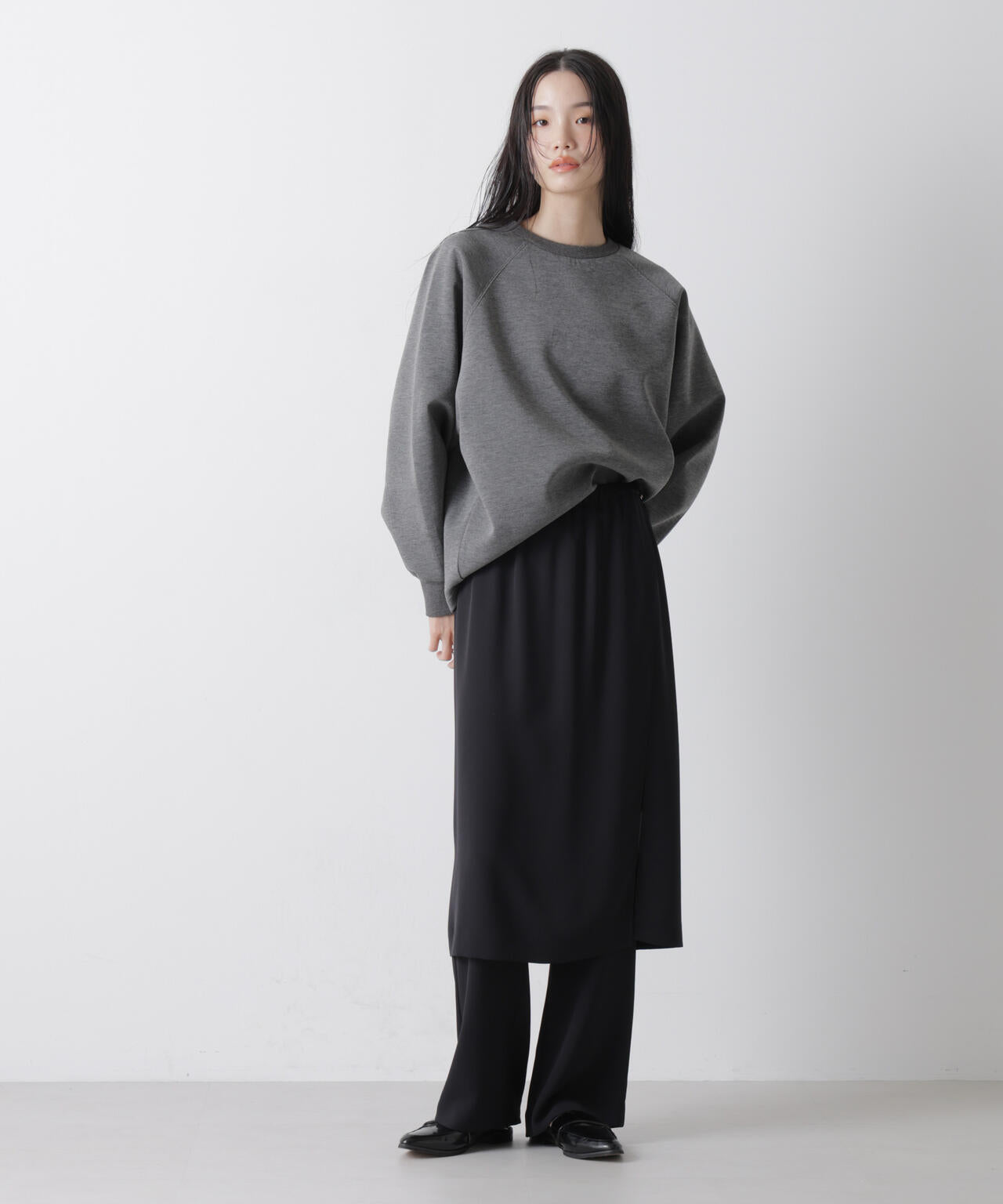 ソフトダンボールドルマンコクーンシルエットプルオーバー 6736123302