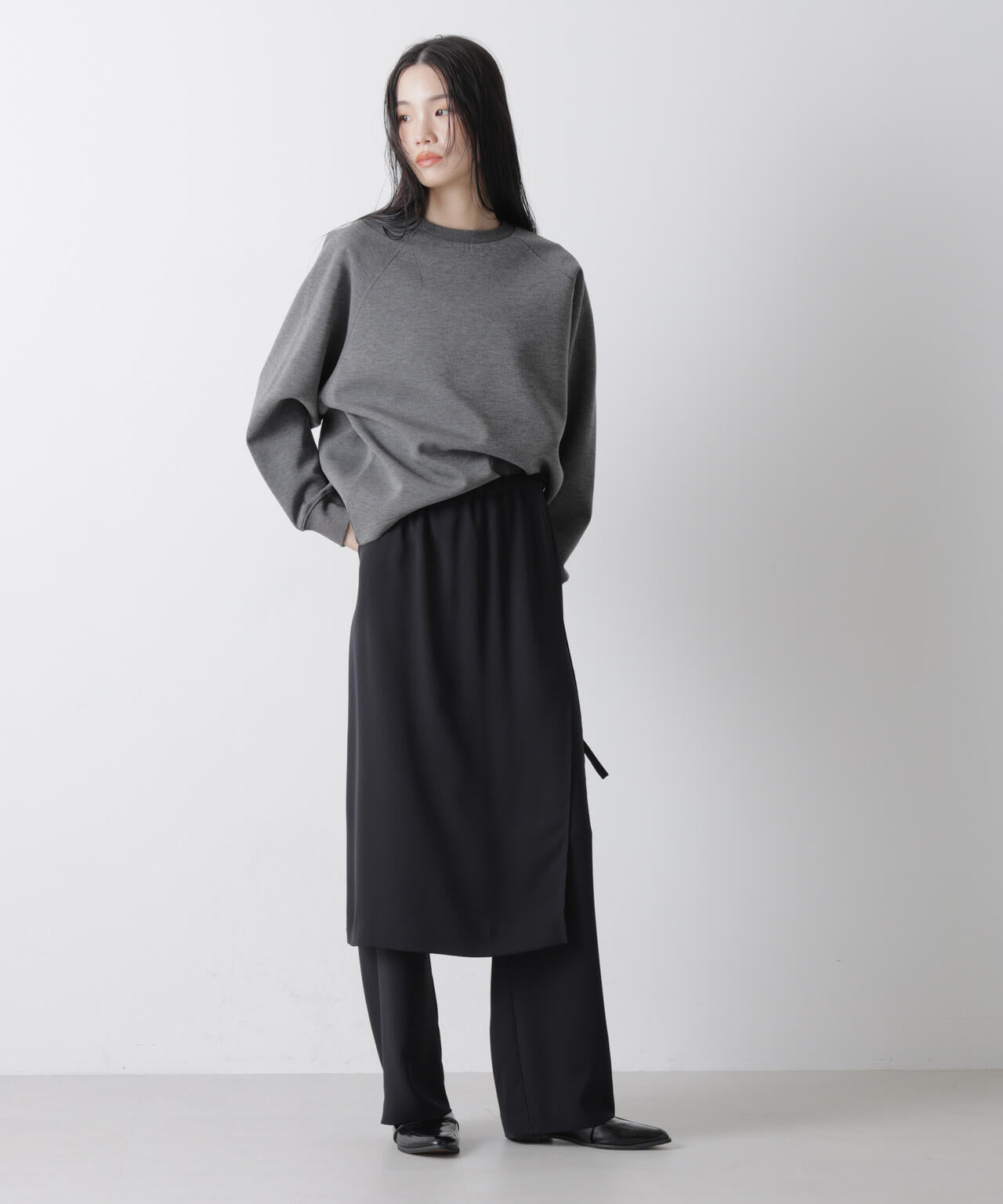 ソフトダンボールドルマンコクーンシルエットプルオーバー 6736123302