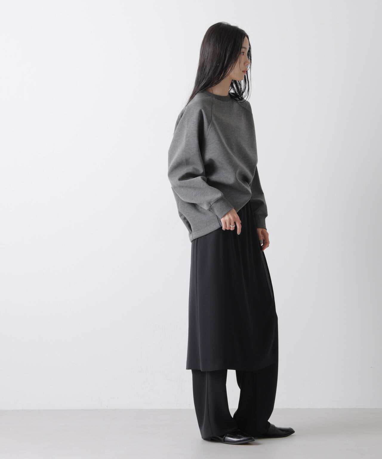 ソフトダンボールドルマンコクーンシルエットプルオーバー 6736123302