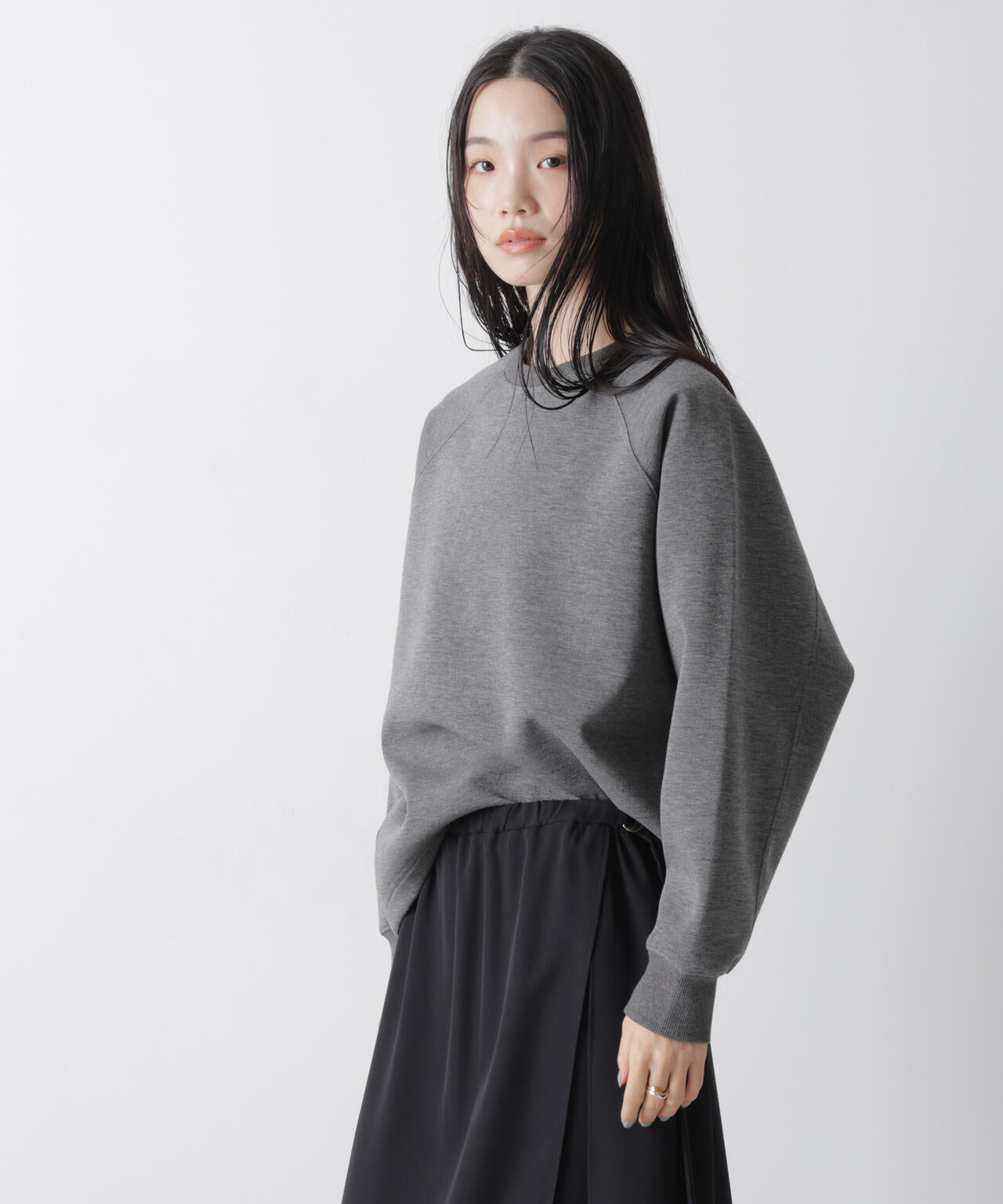 ソフトダンボールドルマンコクーンシルエットプルオーバー 6736123302