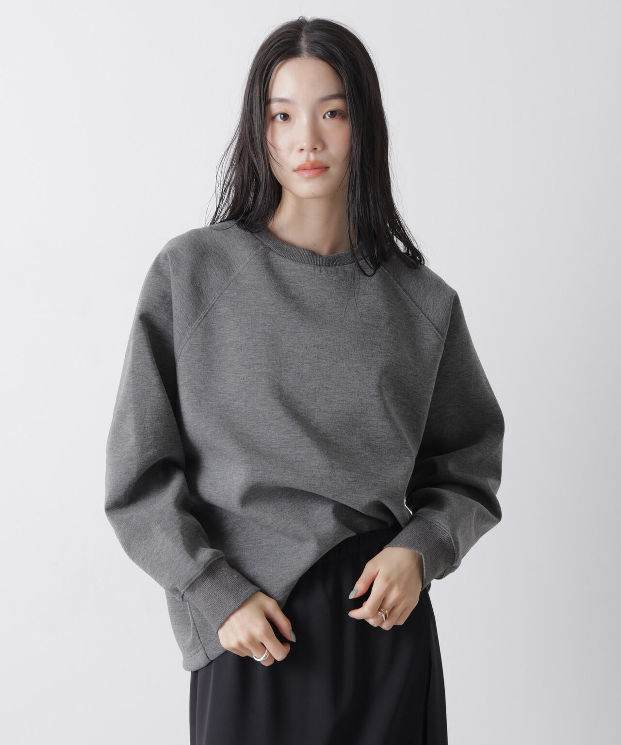 ソフトダンボールドルマンコクーンシルエットプルオーバー